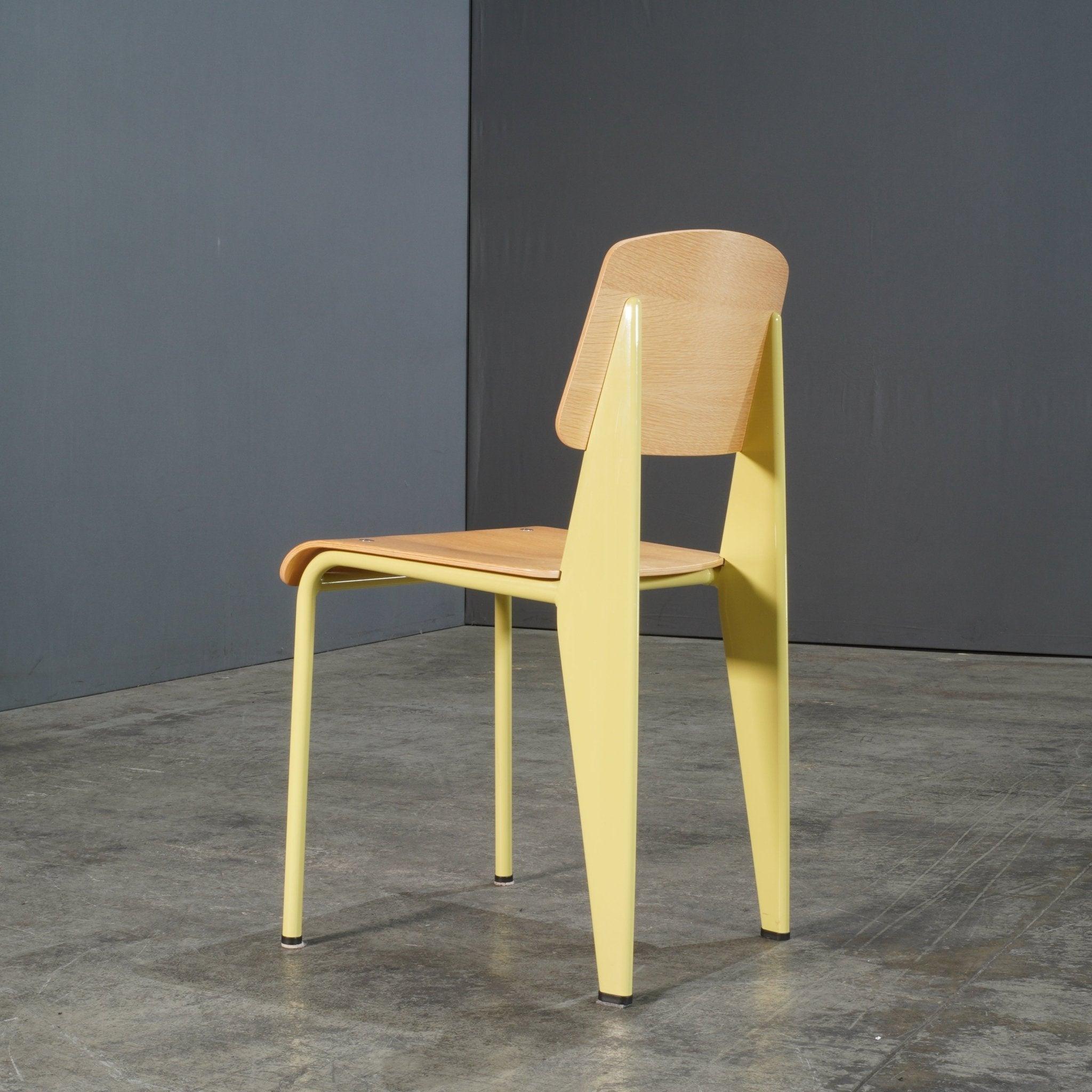 Vitra Yellow Standard Chair by Jean Prouve In Good Condition In Basildon, London