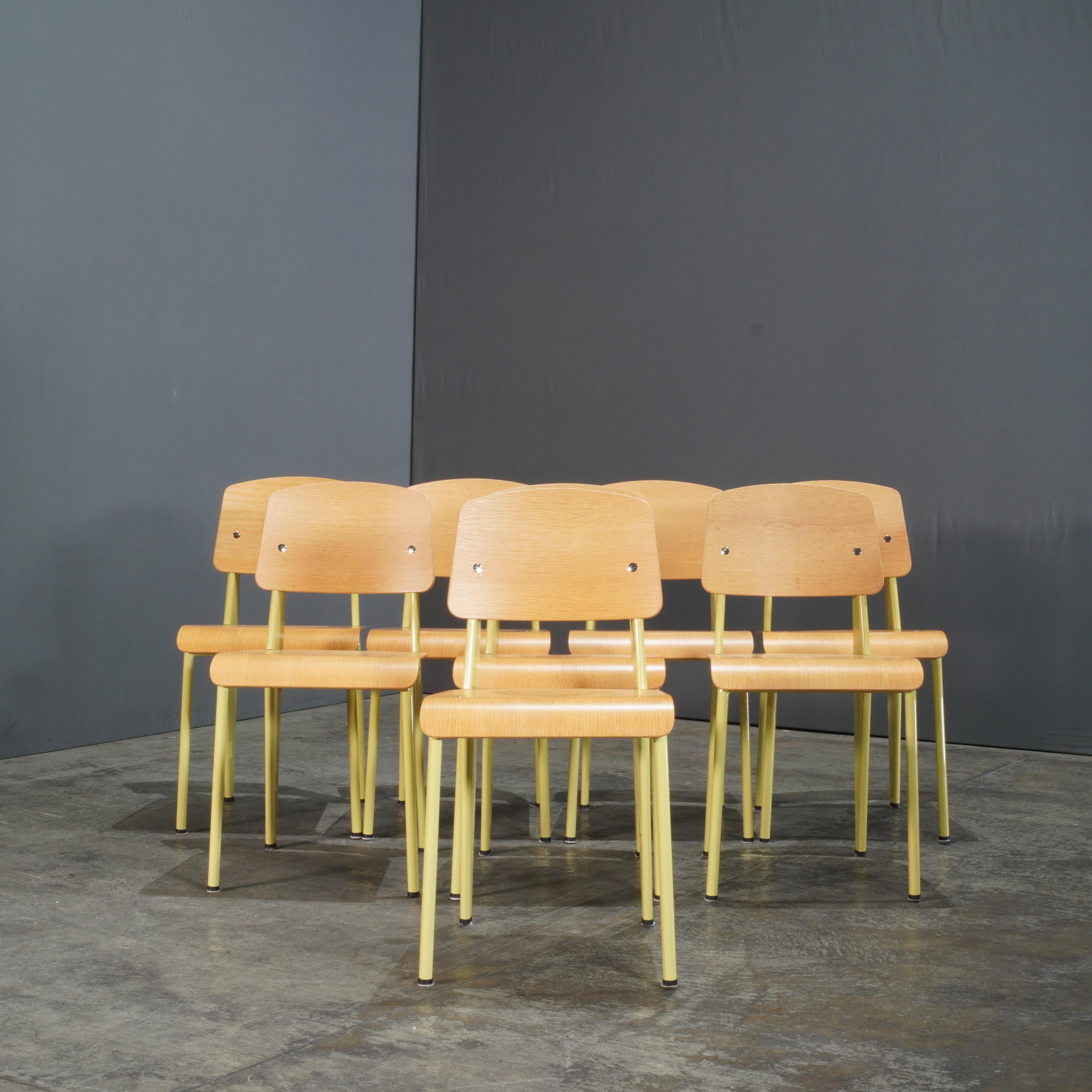 20th Century Vitra Yellow Standard Chair by Jean Prouve
