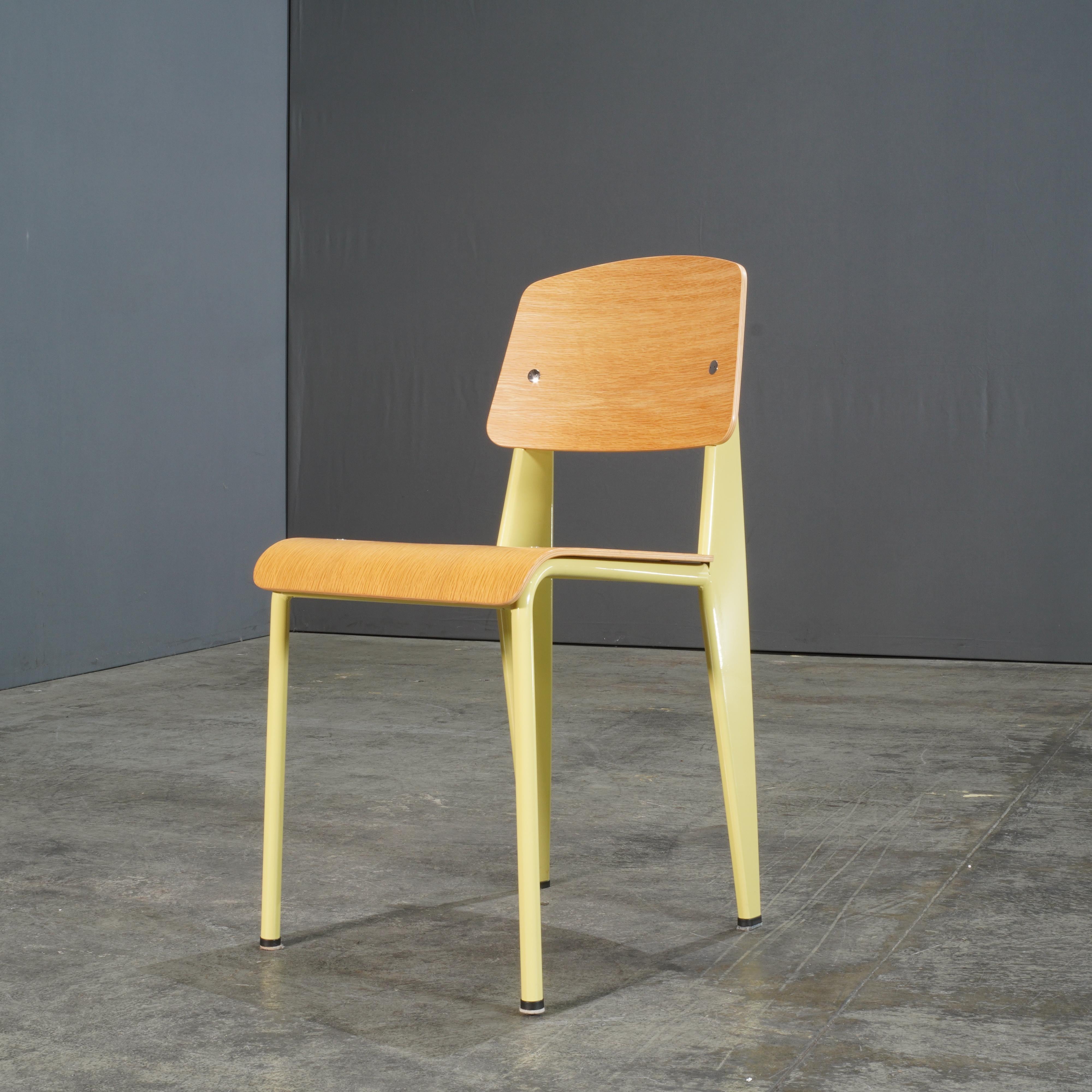 Vitra Yellow Standard Chair by Jean Prouve 1