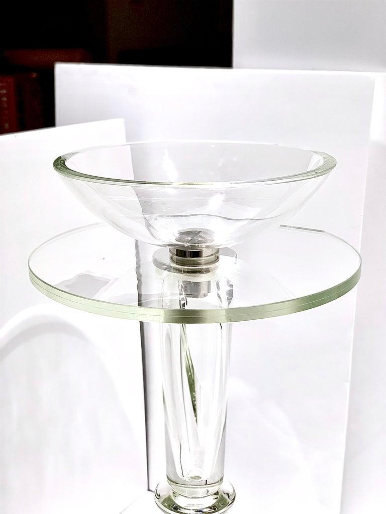 glass pedestal sinks