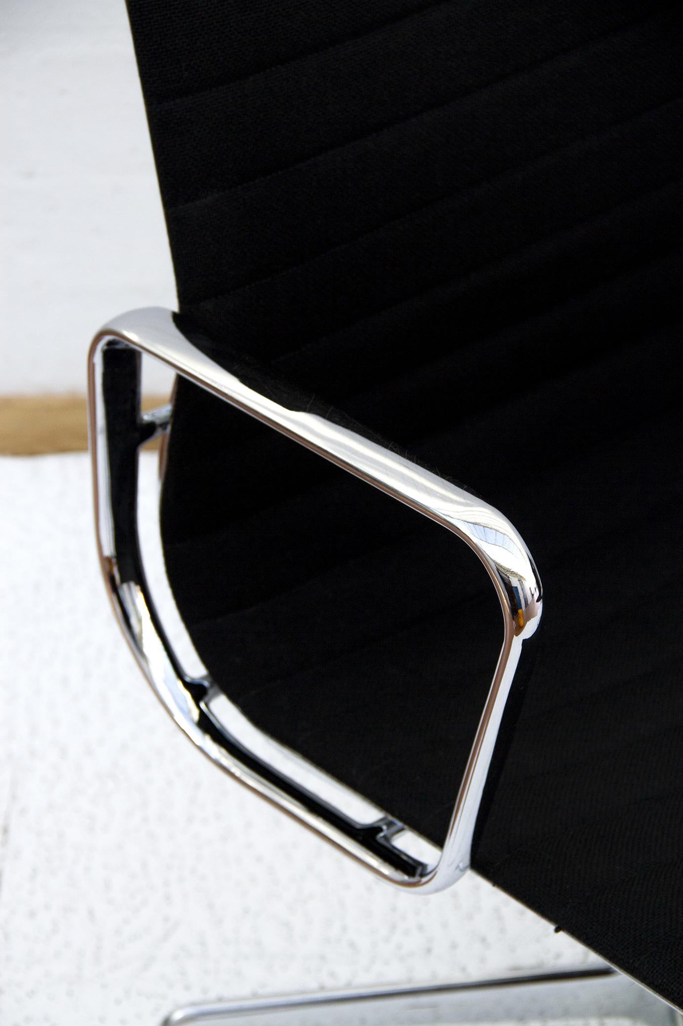 Dutch Vitra Original, Eames Office Chair EA108, Swivel Armrest, Modern Design Set of 2