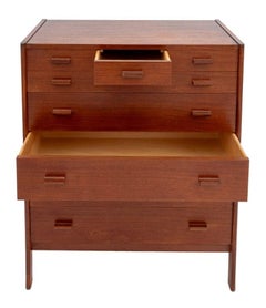 Vitre Danish Modern Teak Chest of Drawers