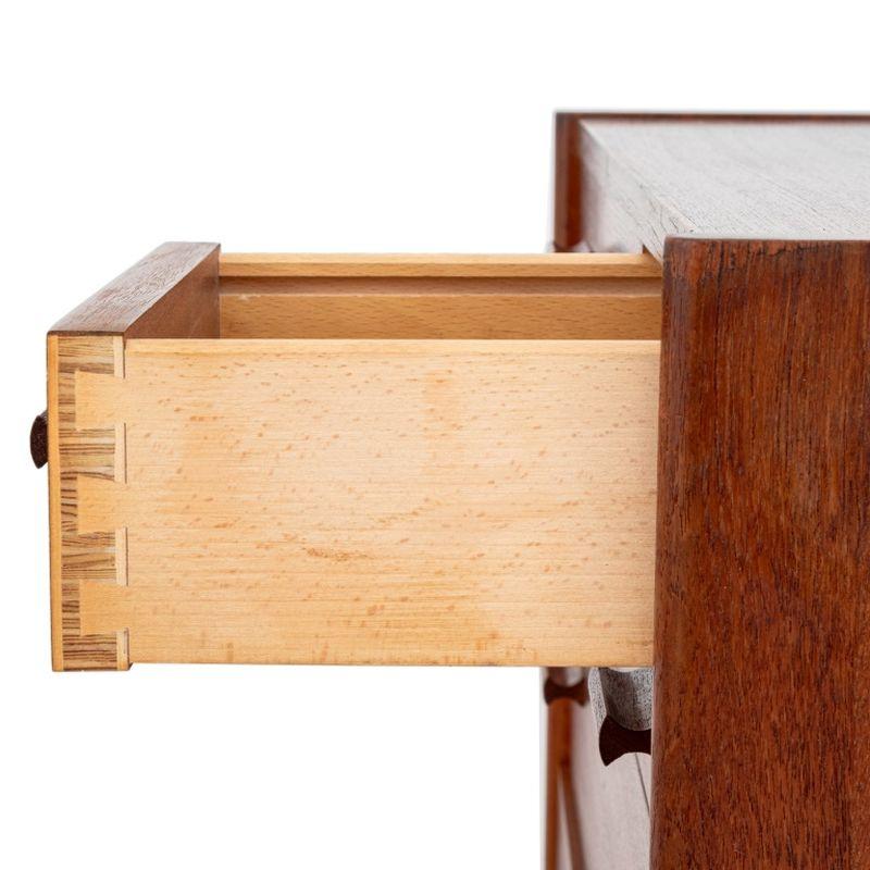 Vitre Danish Modern Teak Chest of Drawers In Good Condition In Astoria, NY