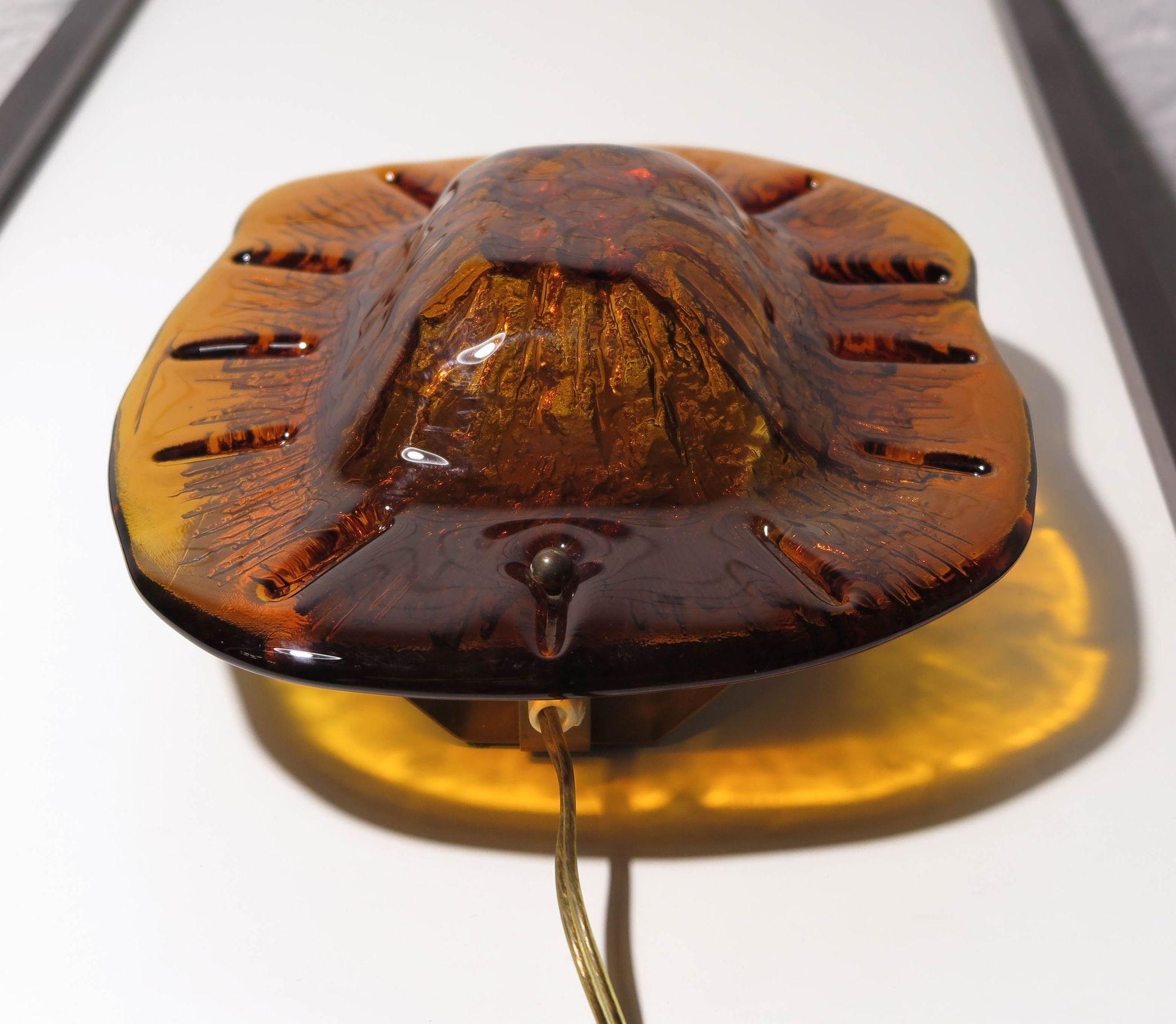 amber sconce