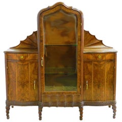 Vitrine Cabinet Art Nouveau Art Deco Sideboard Rare Find Hollywood Italian