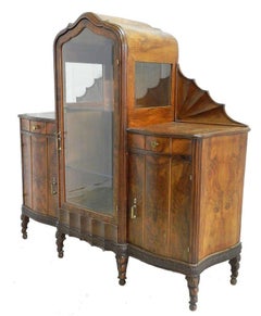 Vitrine Cabinet Art Nouveau Art Deco Sideboard Rare Find Hollywood Italian