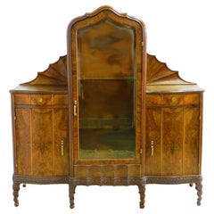 Vitrine Cabinet Art Nouveau Art Deco Sideboard Rare Find Hollywood Italian
