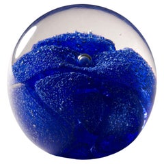 Vitrix Hot Glass Studio Large Sculpture or Paperweight, New York Art Glass