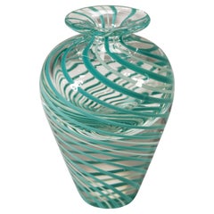 Vitrix Hot Glass Studio Jarrón Op-Art Bud, Nueva York Art Glass