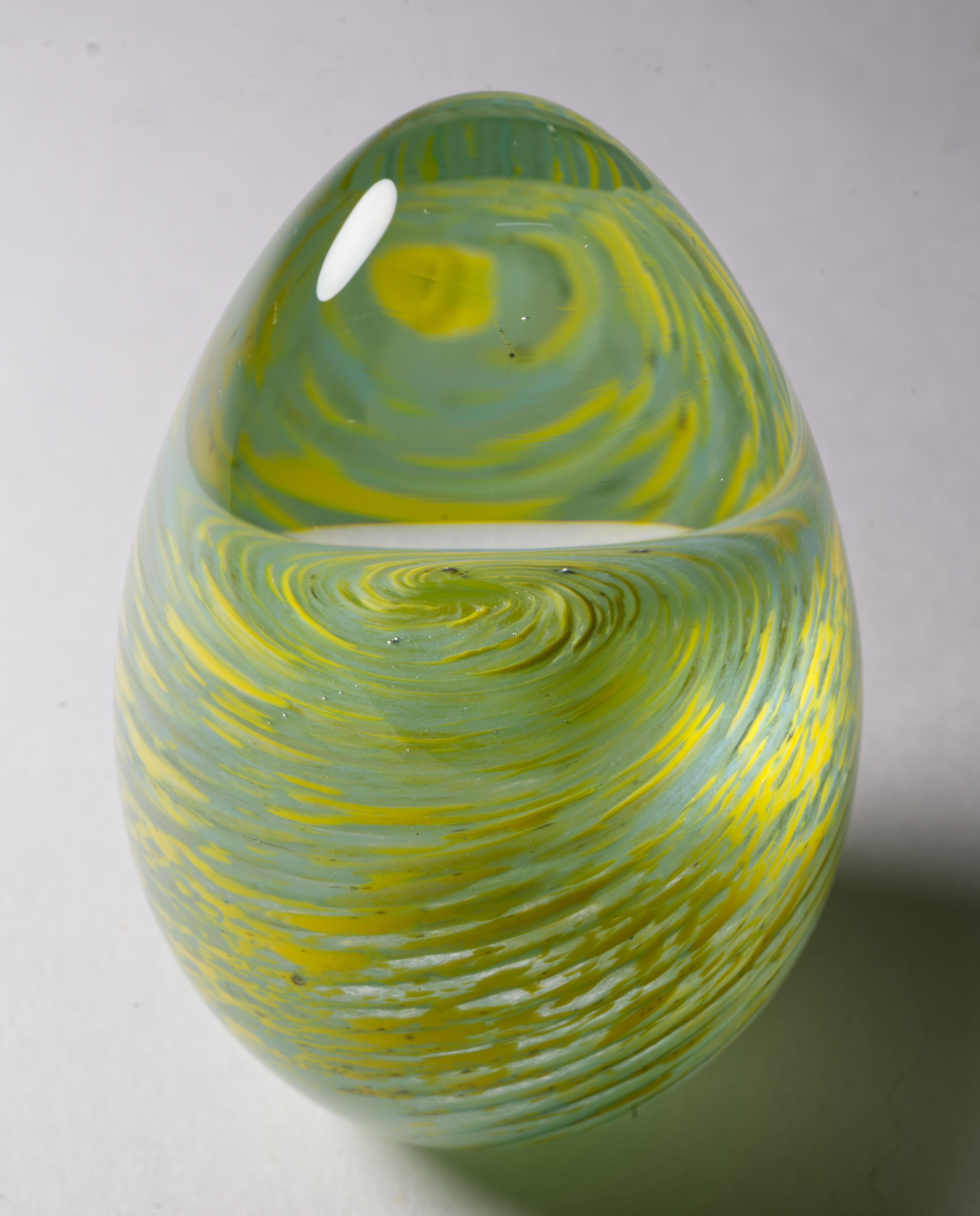 Organique Presse-papiers Vitrix Hot Glass Studio Op Art, New York Art Glass en vente