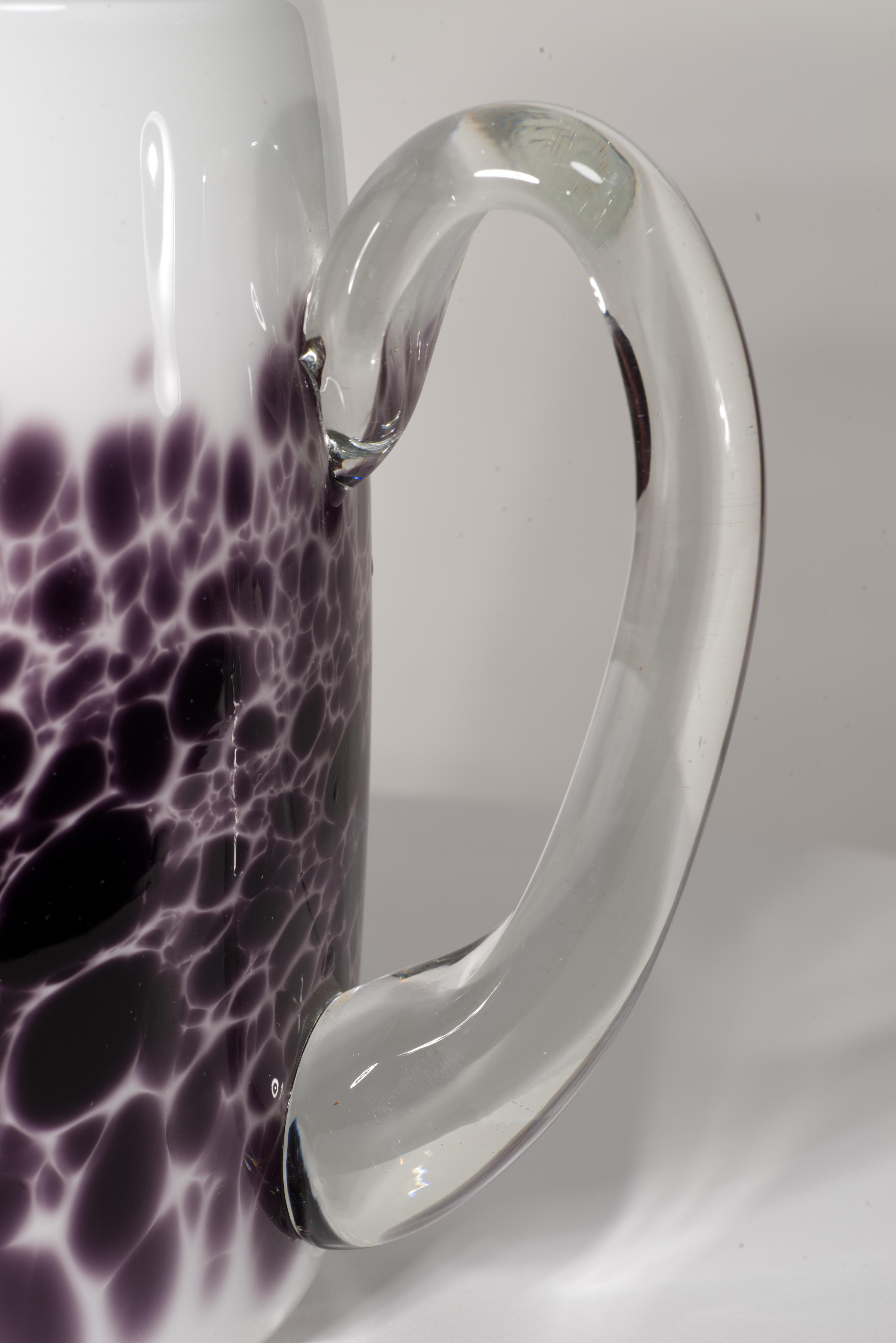 Vitrix Hot Glass Studio Tazza o vaso di grandi dimensioni, NY Art Glass, 1983 in vendita 4
