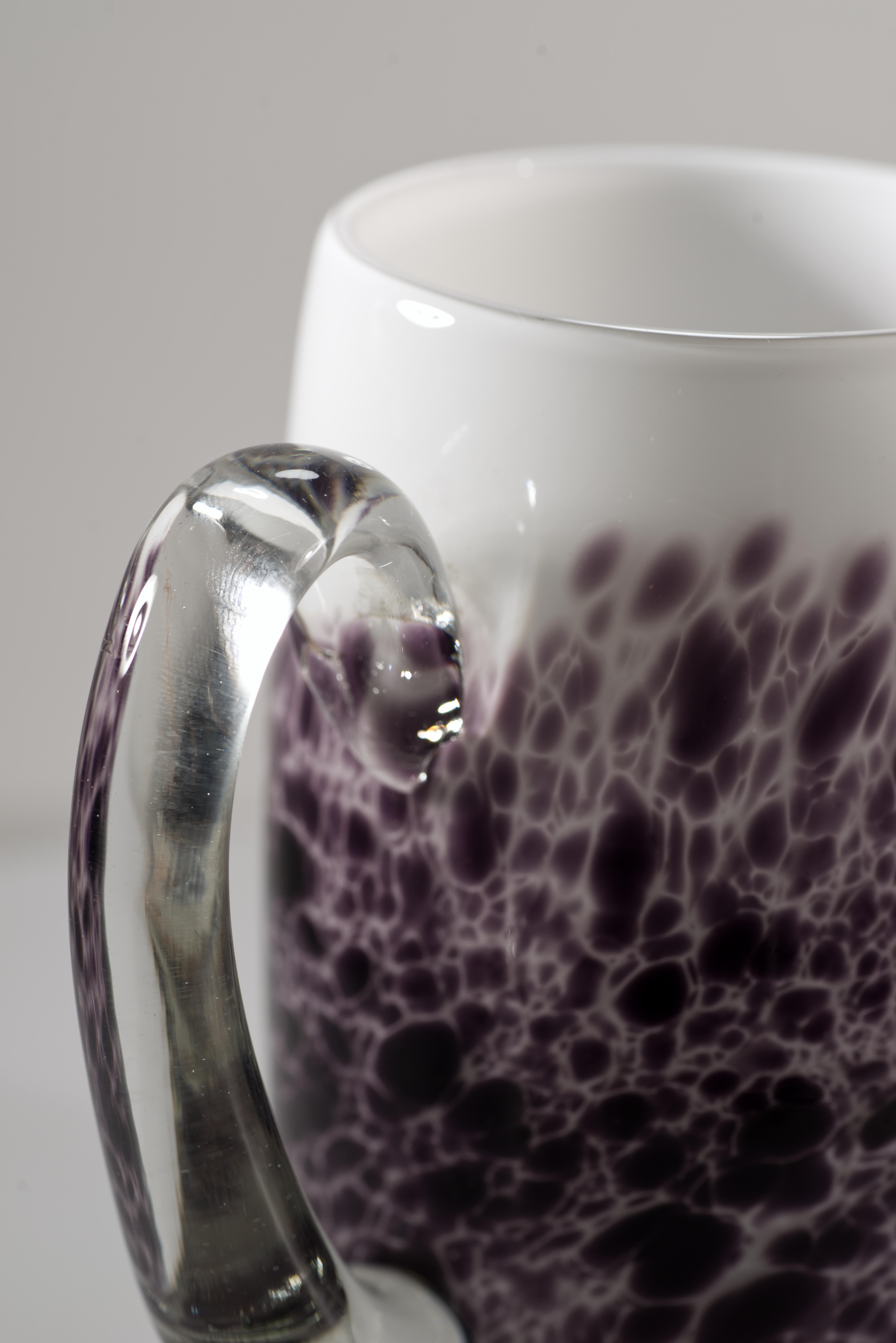 Vitrix Hot Glass Studio Tazza o vaso di grandi dimensioni, NY Art Glass, 1983 in vendita 2