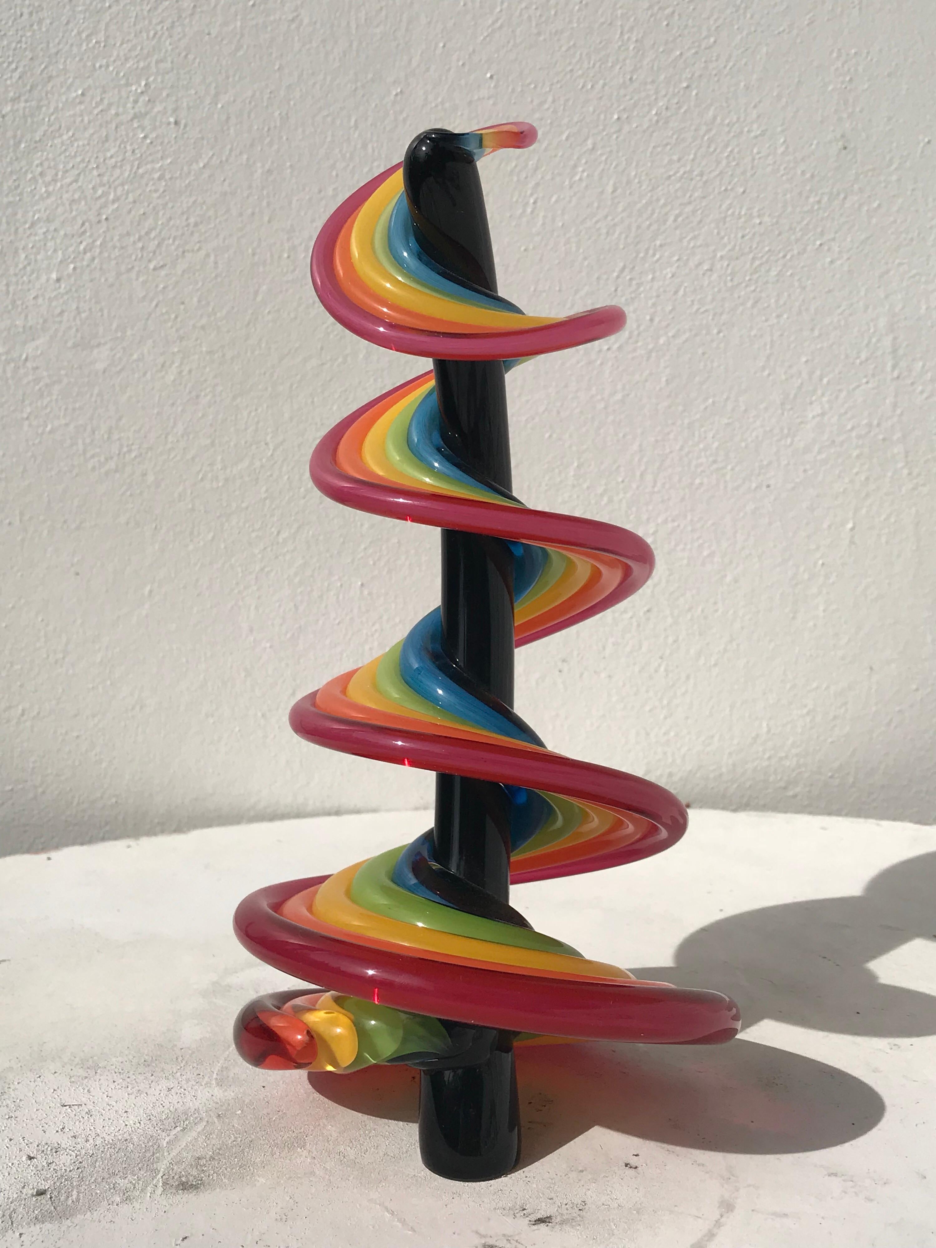 Vitrix Heißglas-Studio-Skulptur von Thomas Kelly (Moderne) im Angebot
