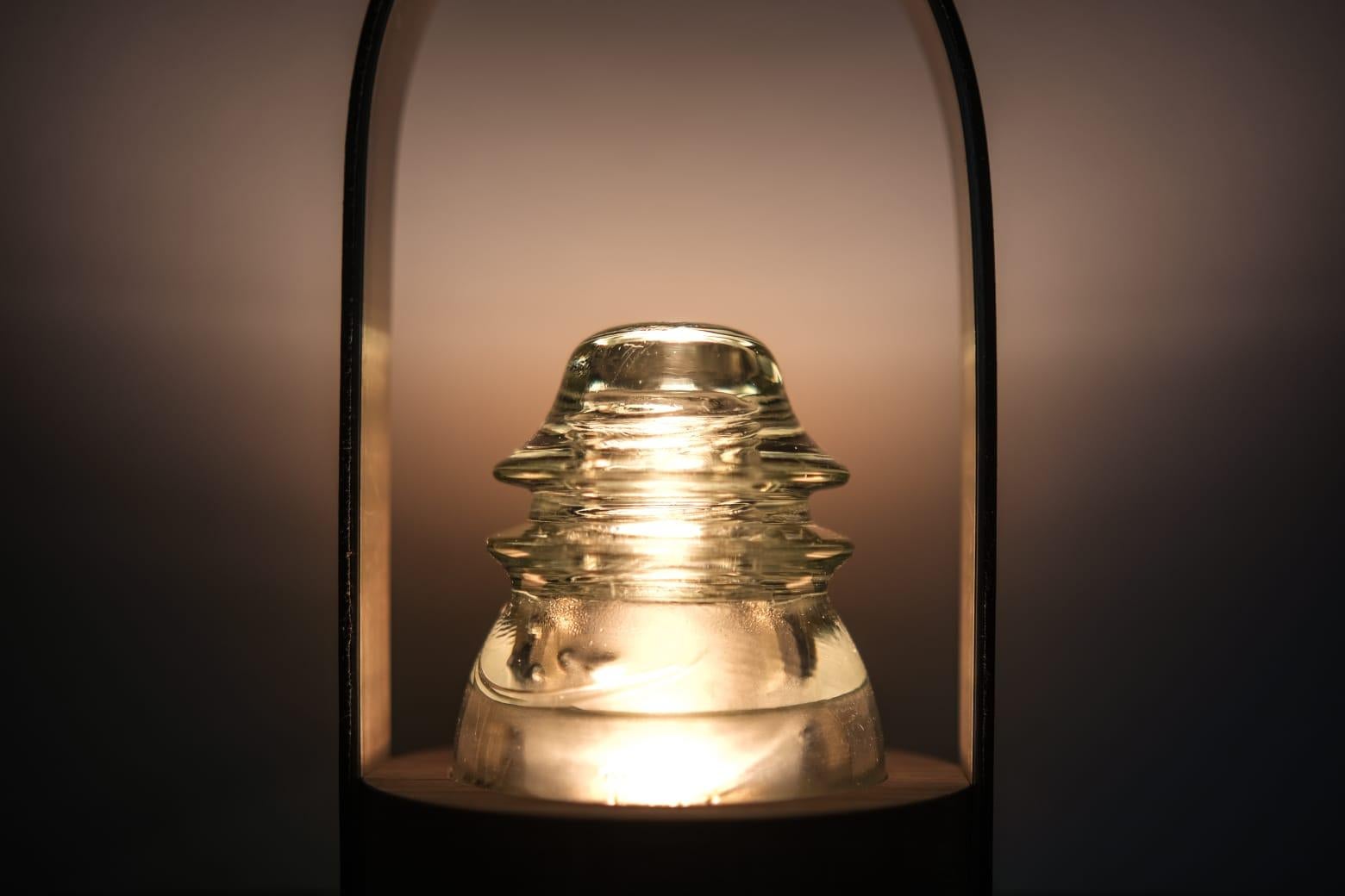 Portugais Lampe de table Vitrum de Caio Superchi en vente