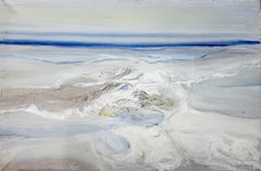 Vittore Frattini (1937) - Sopra le nuvole - Olio su tela - 1970
