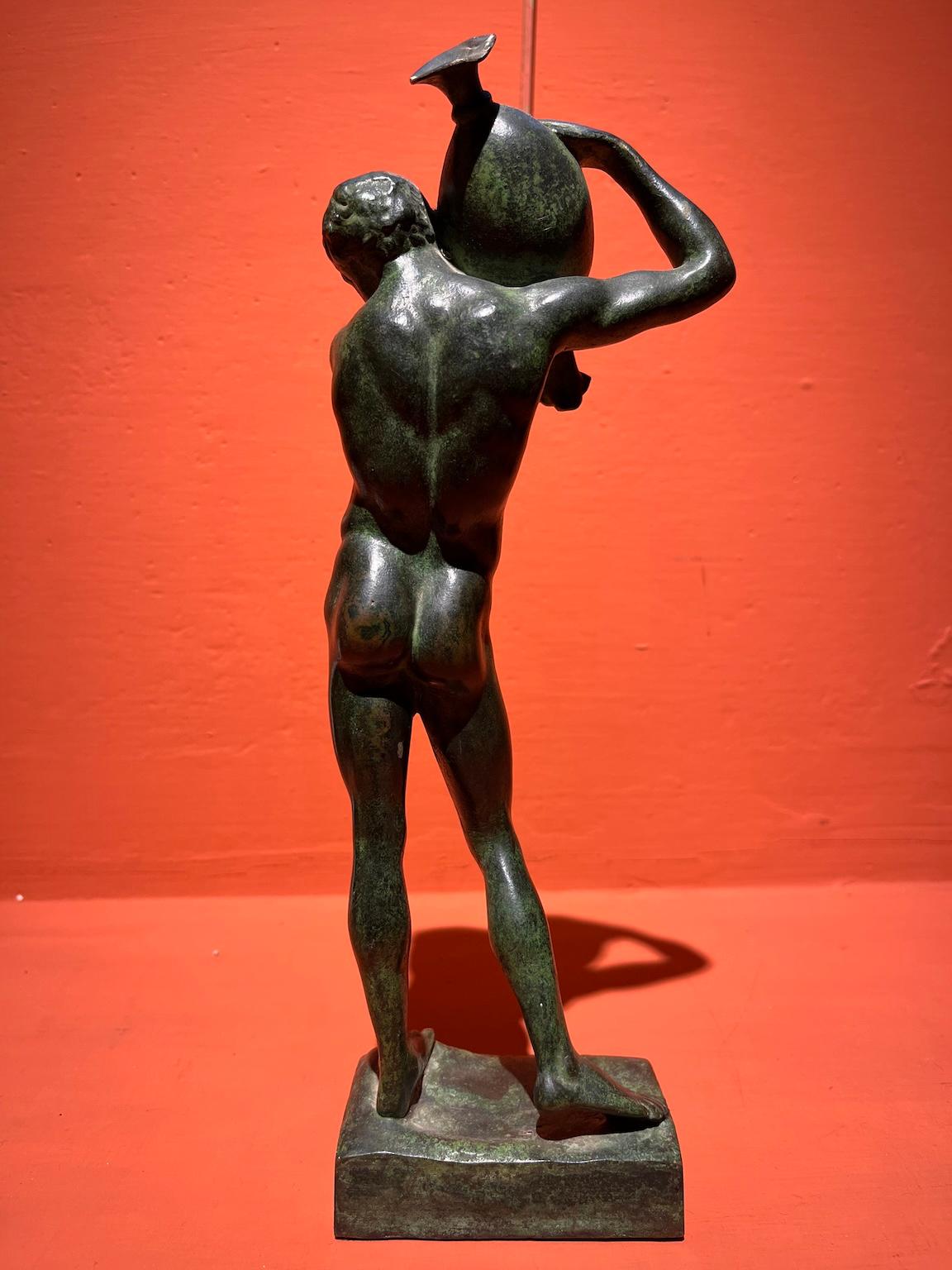 Bronzetto del XIX secolo su modello di  