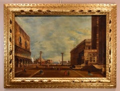 San Marco Venice Zanetti Zilla Paint 18th Century Oil on canvas Landscapa San Marco Venice Zanetti Zilla Paint 18th Century Oil on canvas Landscapa
