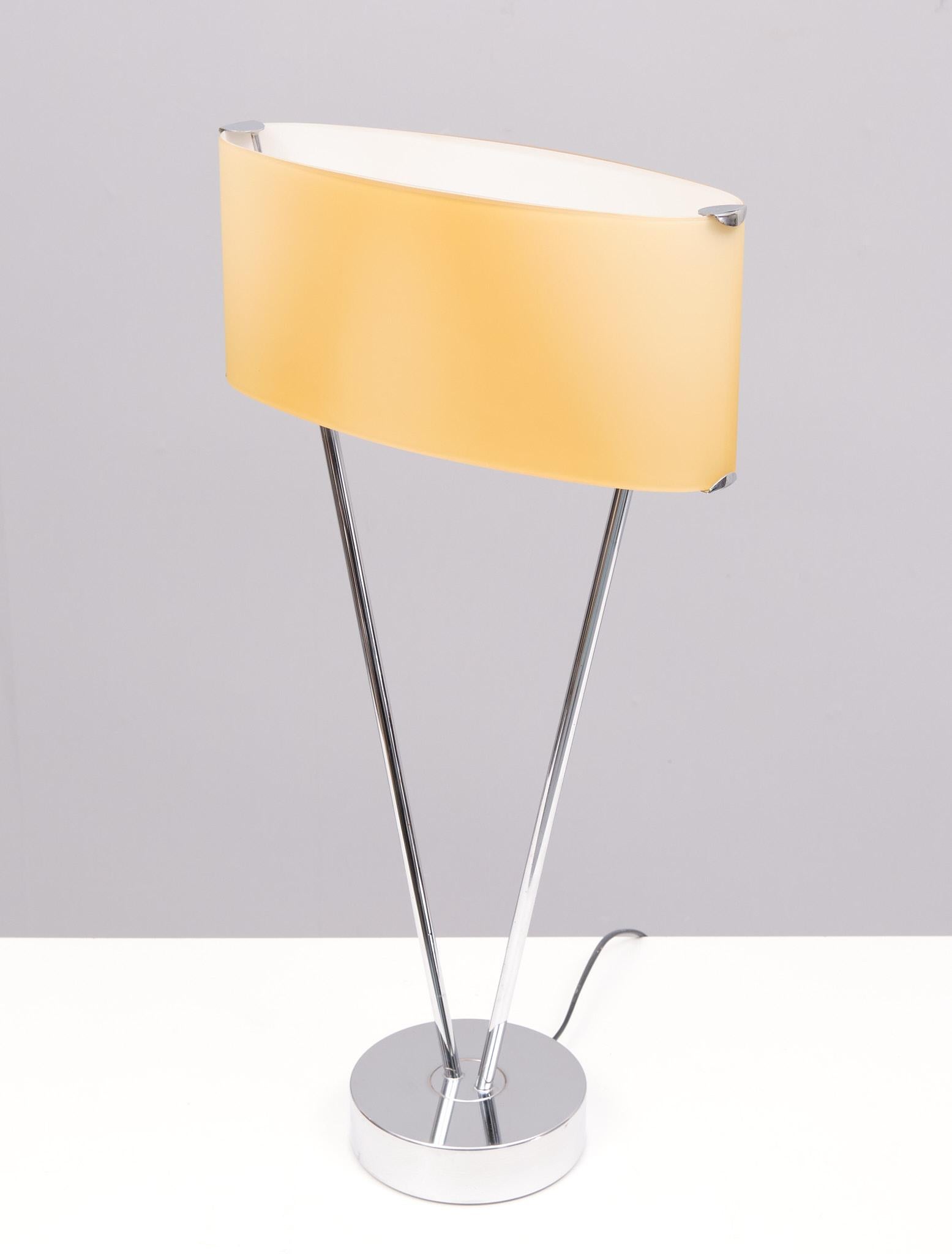 Late 20th Century “Vittoria” Table Lamp by Toso, Massari & Associates for Leucos  Italy, 1990s For Sale