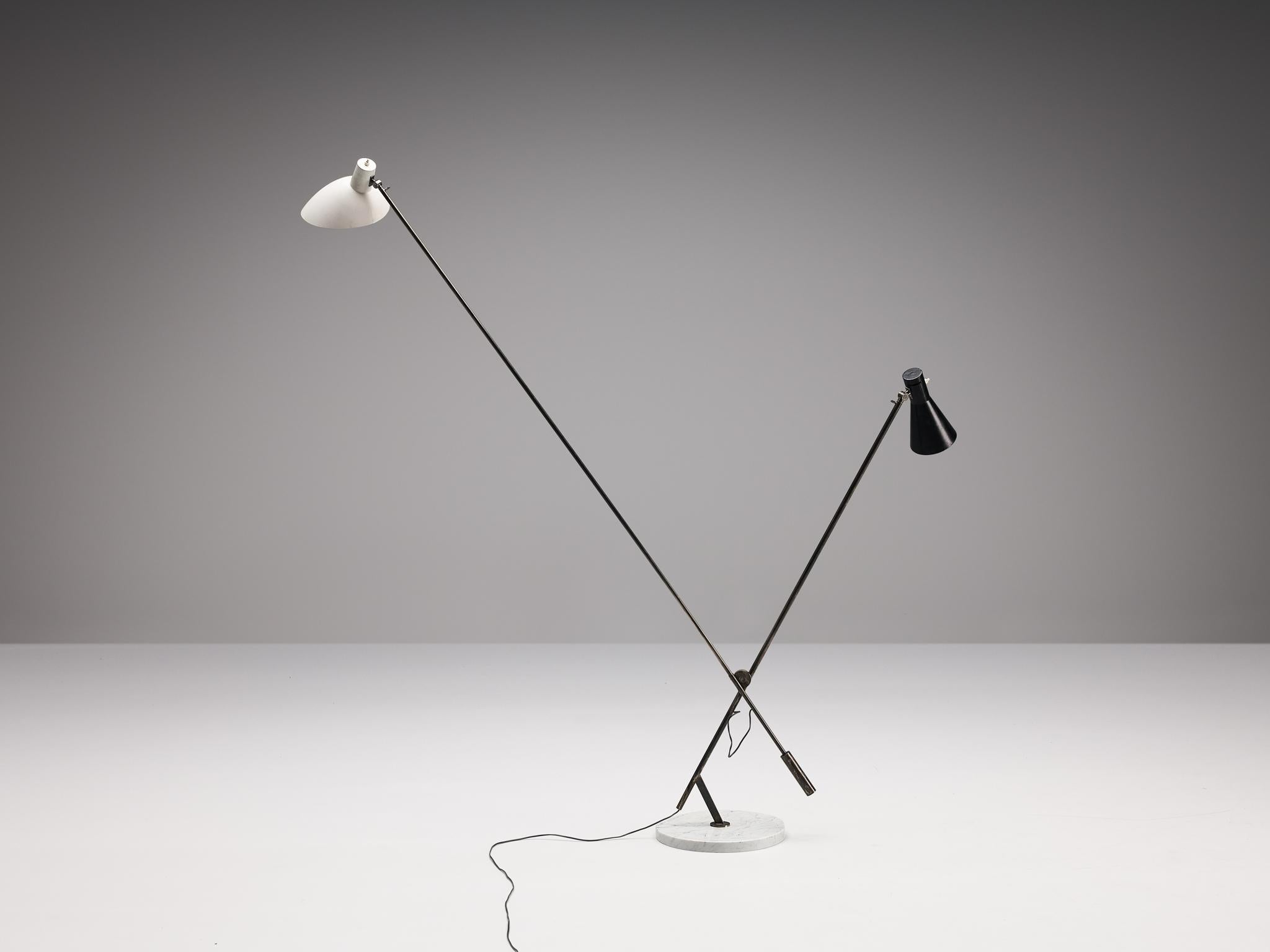 Aluminum Vittoriano Vigano for Arteluce Floor Lamp