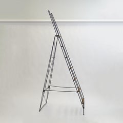 Vittoriano Viganò Minimal Floor Library Ladder for Azucena, Italy 1950