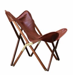 Vittoriano Vigano' Folding Chair "Tripolina" Lady Italy 1970s