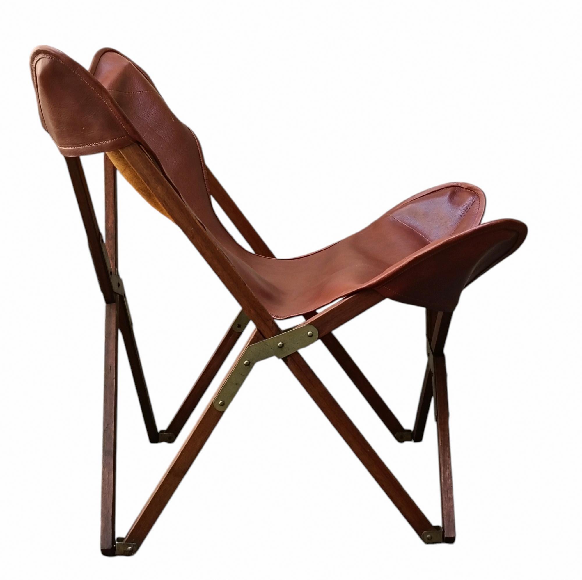 Vittoriano Vigano' Klappstuhl 'Tripolina' Dame Italien 1970er (Moderne der Mitte des Jahrhunderts) im Angebot