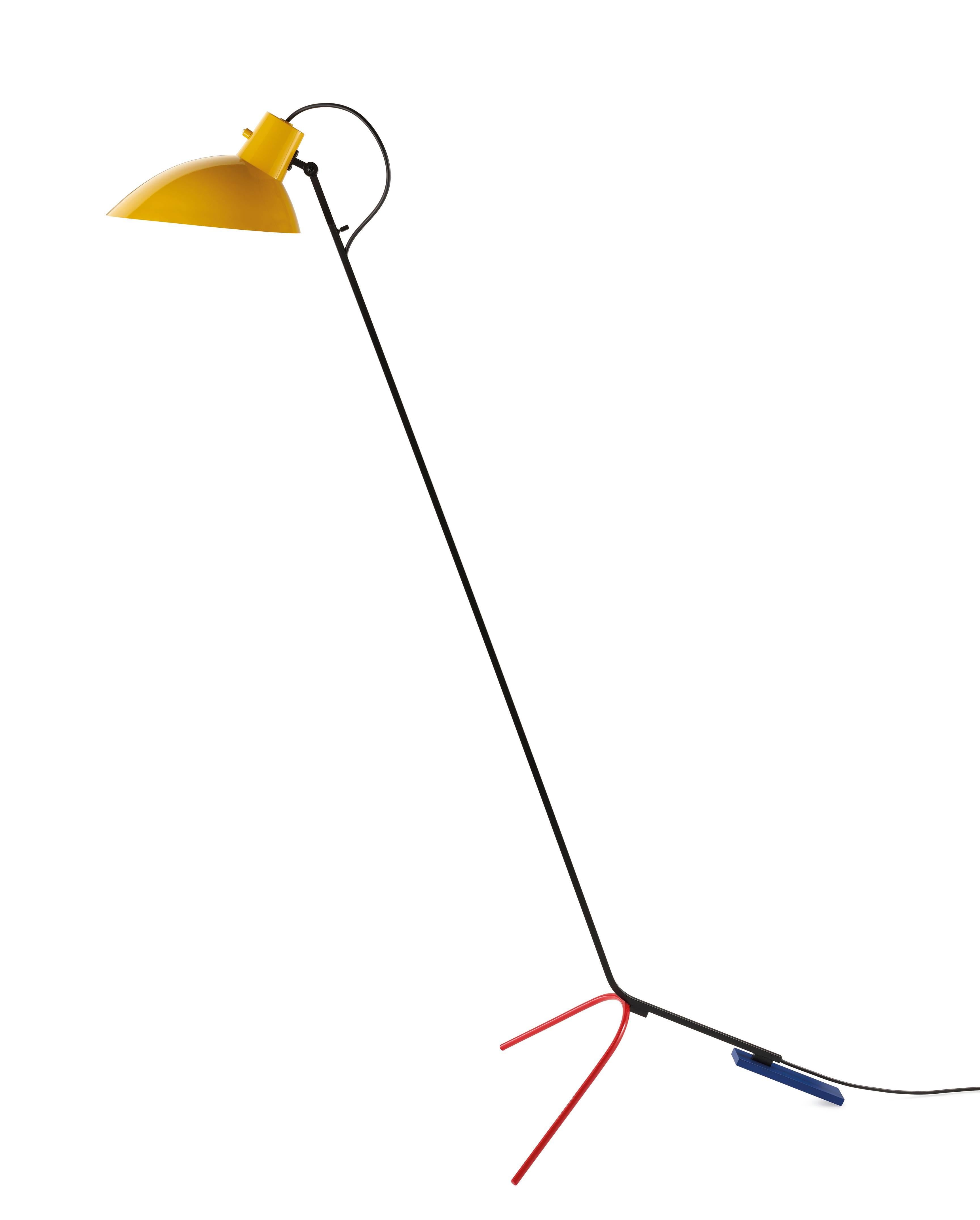 Lampada da terra Vittoriano Viganò 'VV Cinquanta' in rosso per Astep in vendita 2
