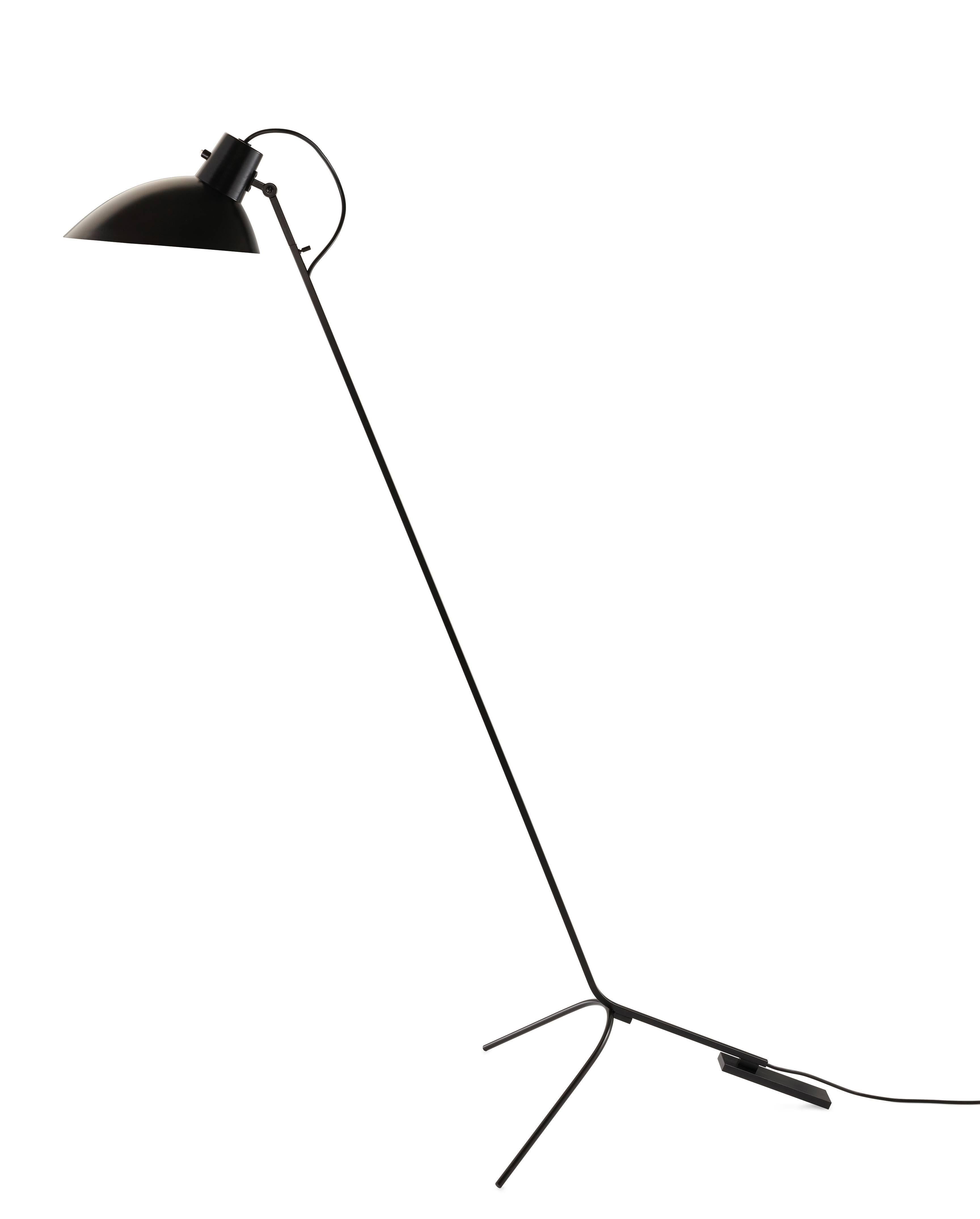 Enameled Vittoriano Viganò 'VV Cinquanta' Floor Lamp in Red