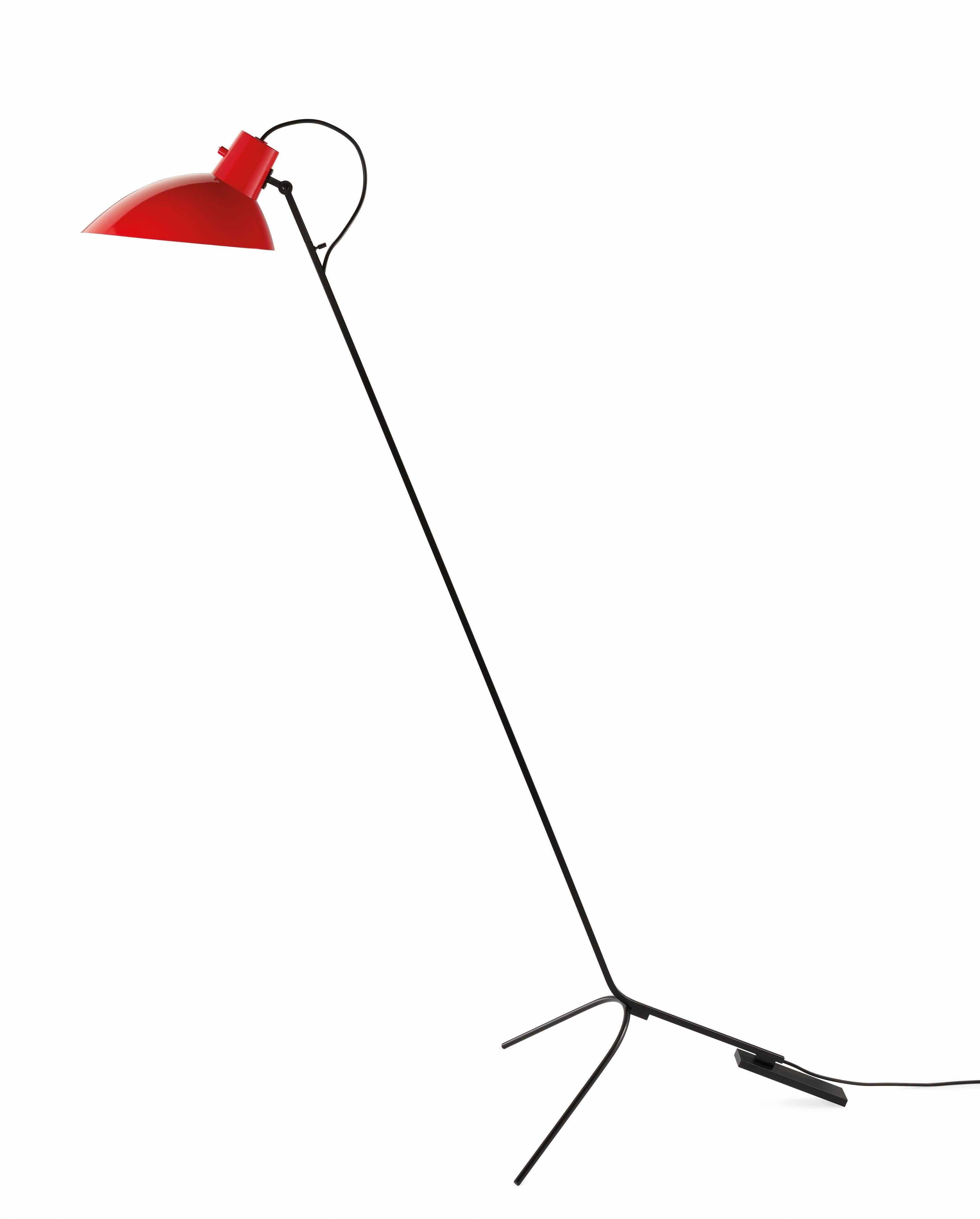 italien Lampadaire 'VV Cinquanta' de Vittoriano Viganò en jaune pour Astep en vente