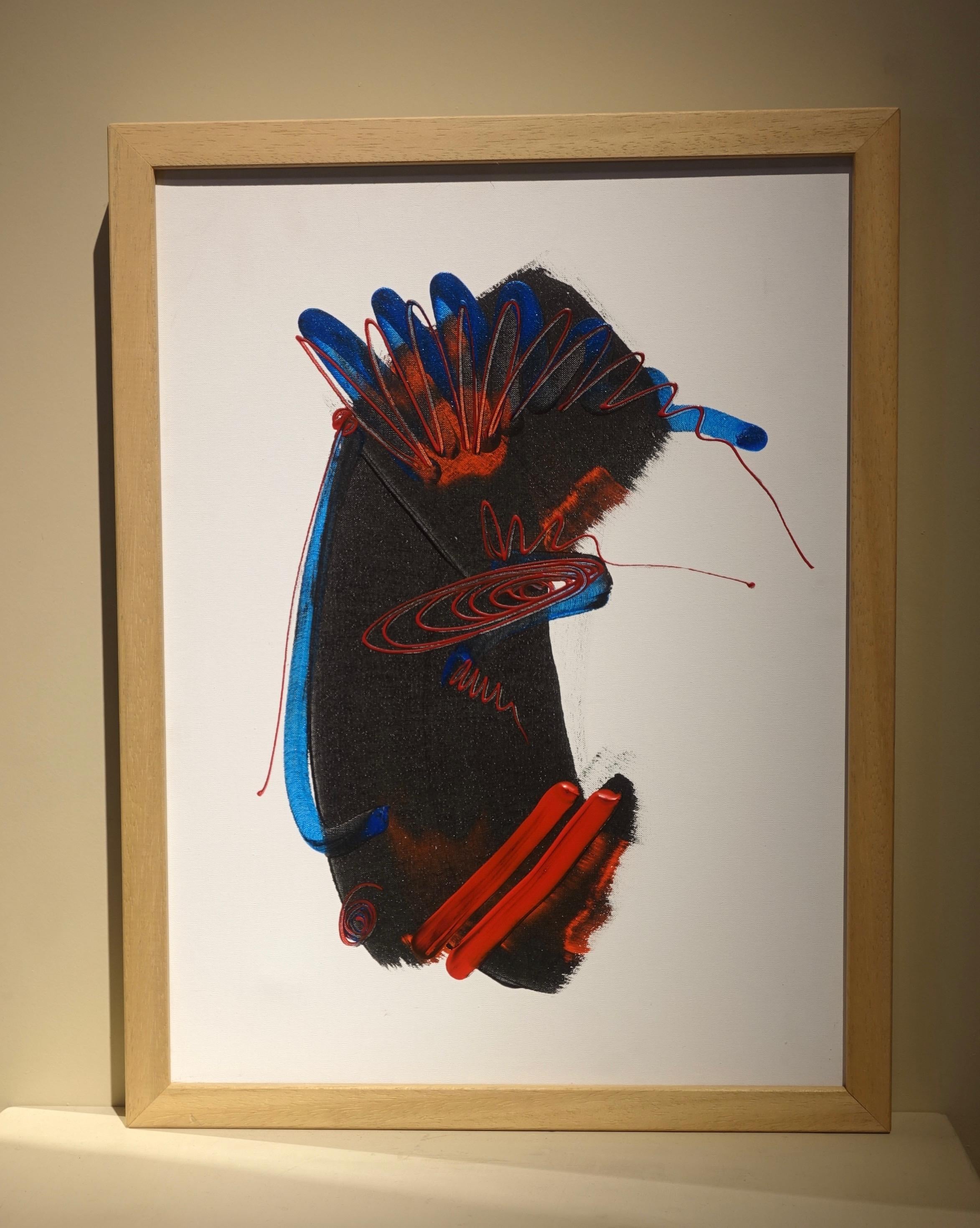 Vittorio Amadio – zwei afrikanische Masken, 2004 (Moderne) im Angebot