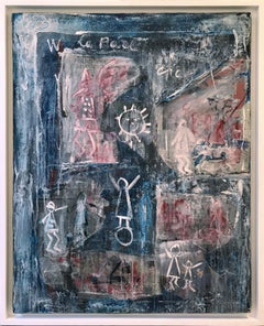 'Picasso, Unlikable Genius' 2007 Graffiti Expressionism Oil Mixed Media Canvas