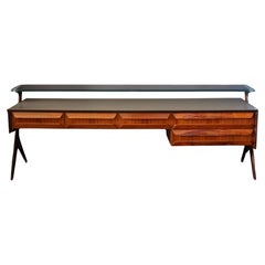 Vittorio Dassi 1950s sideboard glass top