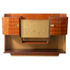 Vittorio Dassi Bar cabinet , sideboard, for La Permanente Mobili di Cantù