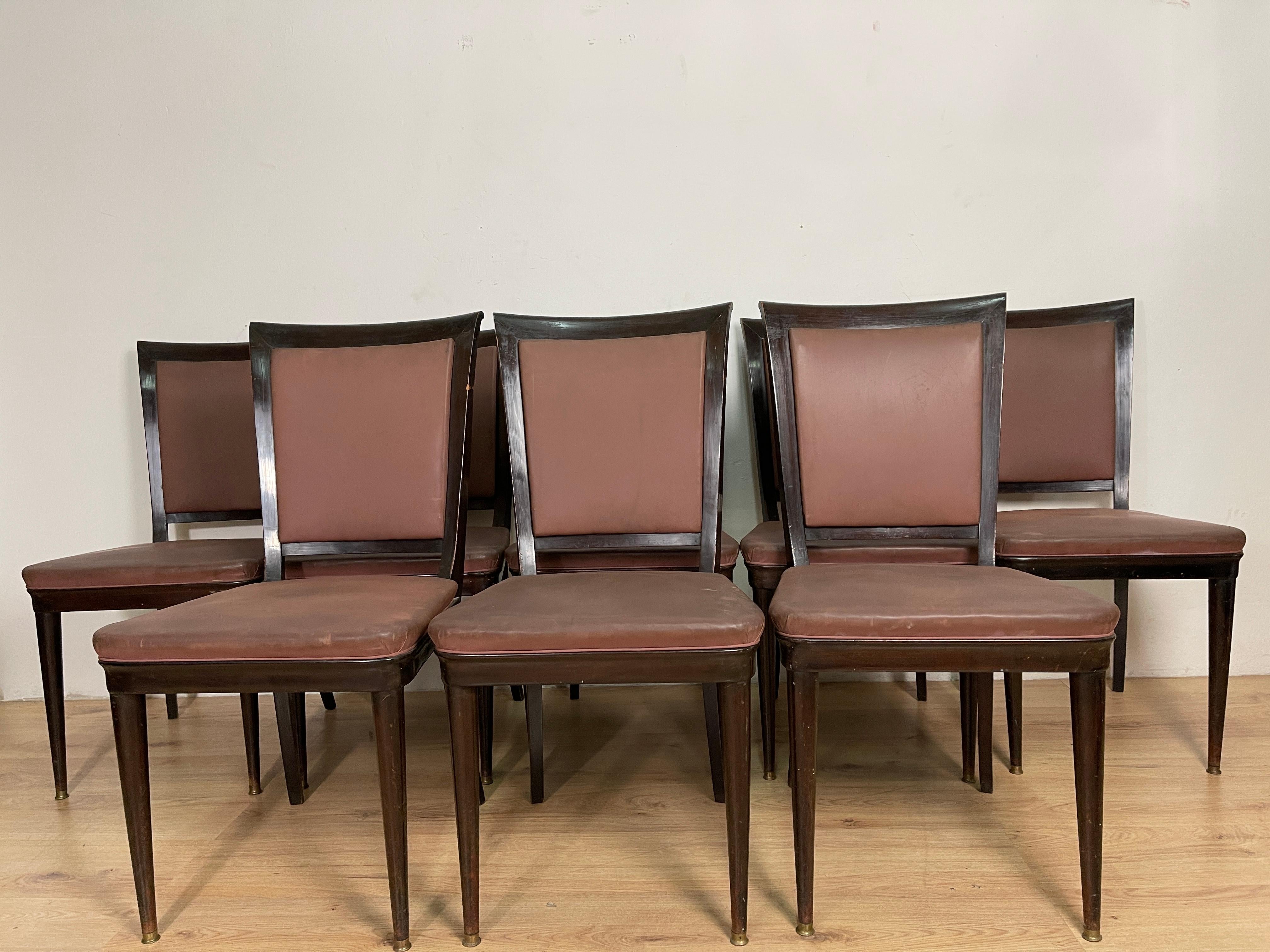Italian Vittorio Dassi Chairs For Sale