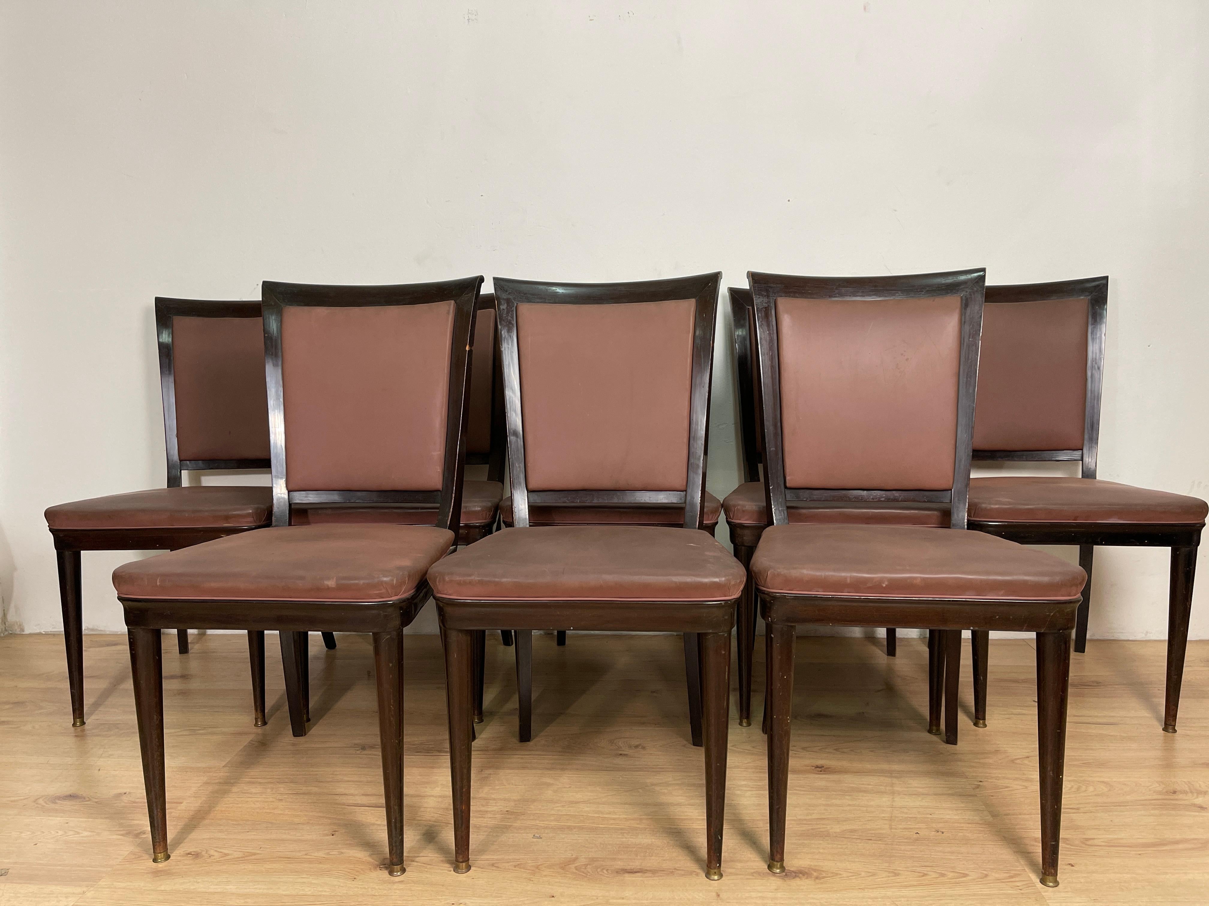 Mid-20th Century Vittorio Dassi Chairs For Sale