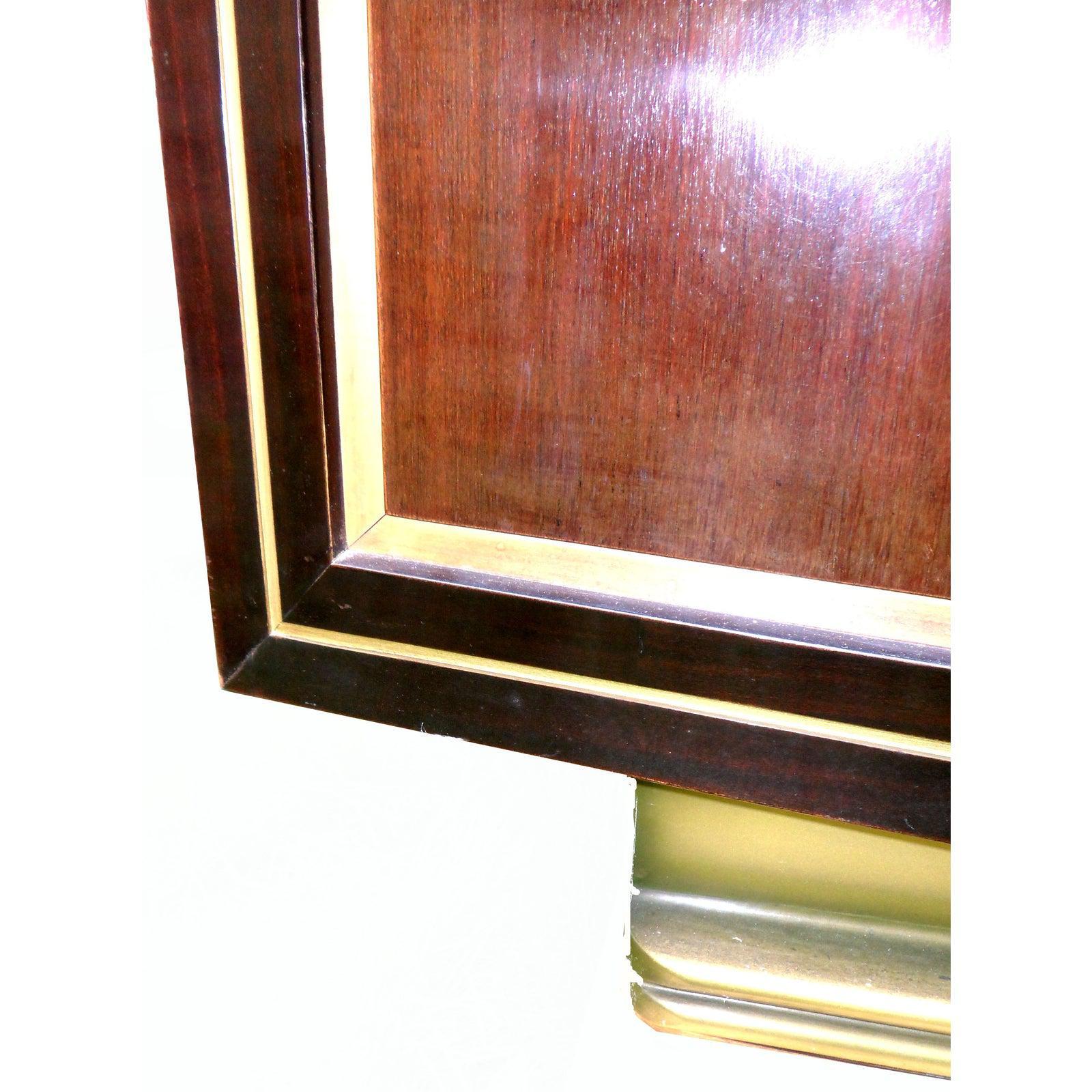 Vittorio Dassi Credenza, aparador de nogal, sicomoro y latón Italia 1960 en venta 2