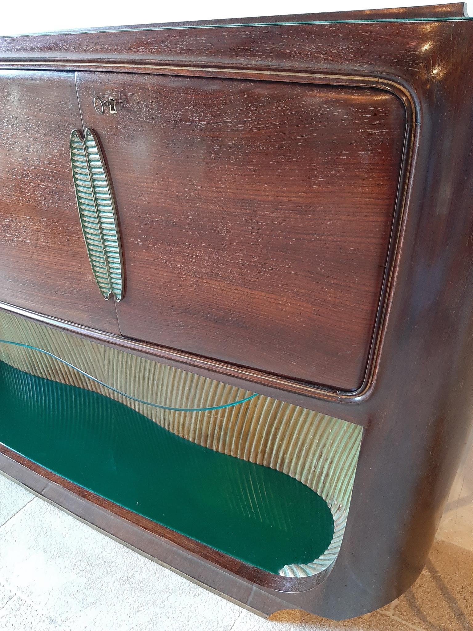 Vittorio Dassi Design Drybar / Sideboard für Palazzi dellArte Cant, 1950er Jahre im Angebot 6