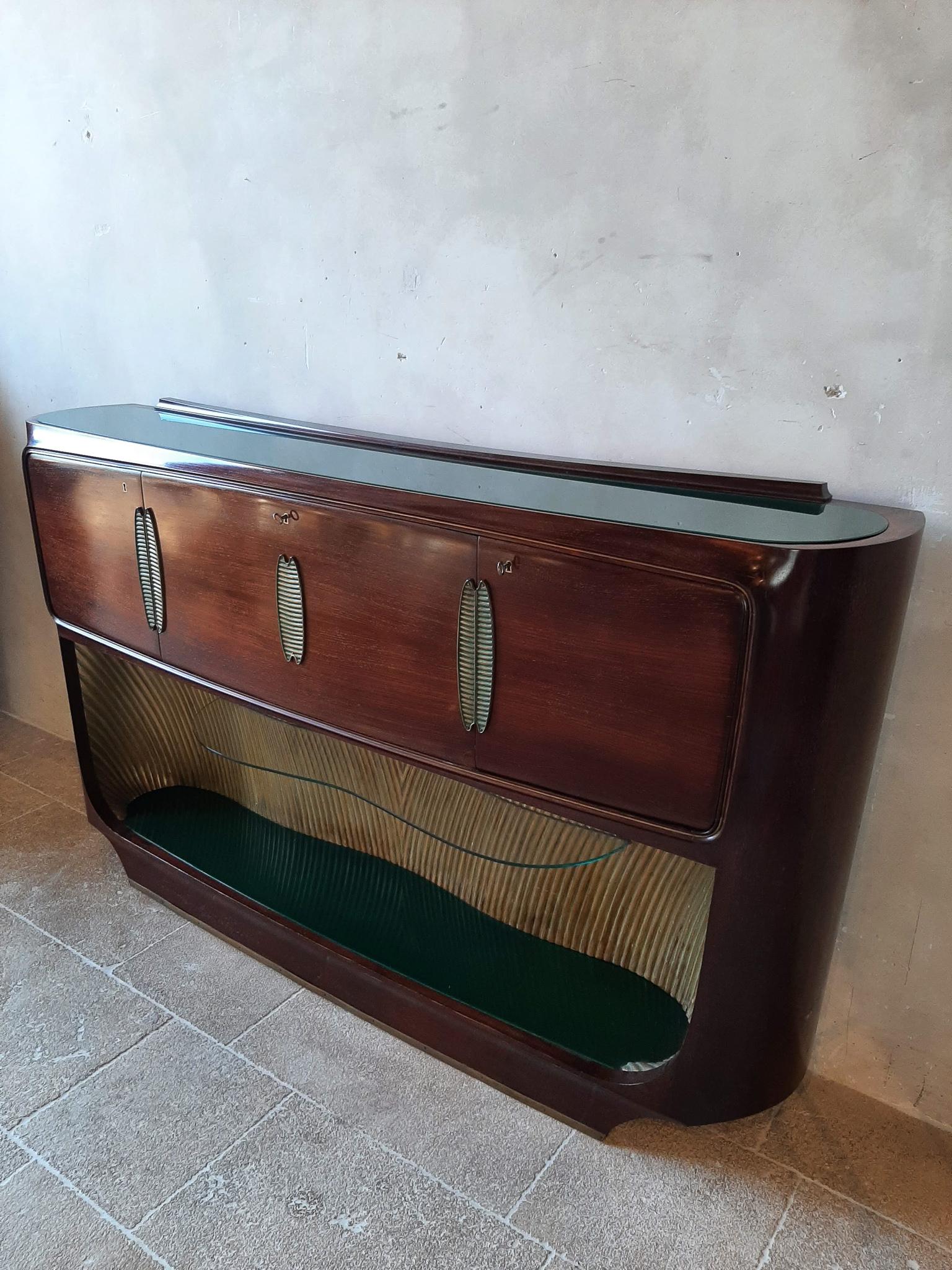 Vittorio Dassi Design Drybar / Sideboard for Palazzi dell’Arte Cantù, 1950s For Sale 10