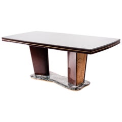 Table à manger rectangulaire du milieu du siècle de Vittorio Dassi Design:: 1950s