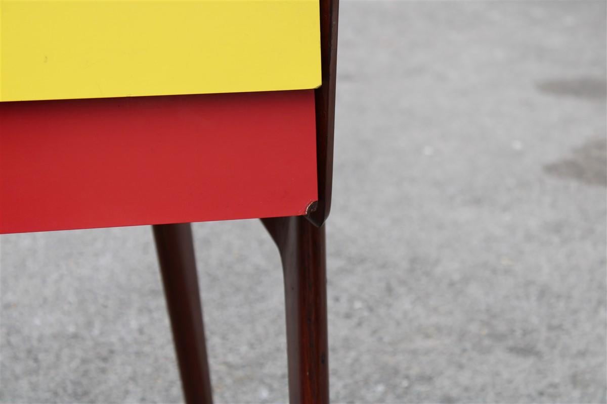Bureau minimaliste de Vittorio Dassi en acajou et stratifié du milieu du siècle dernier en vente 4
