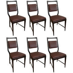 Vittorio Dassi Dining Chairs, Set of Six