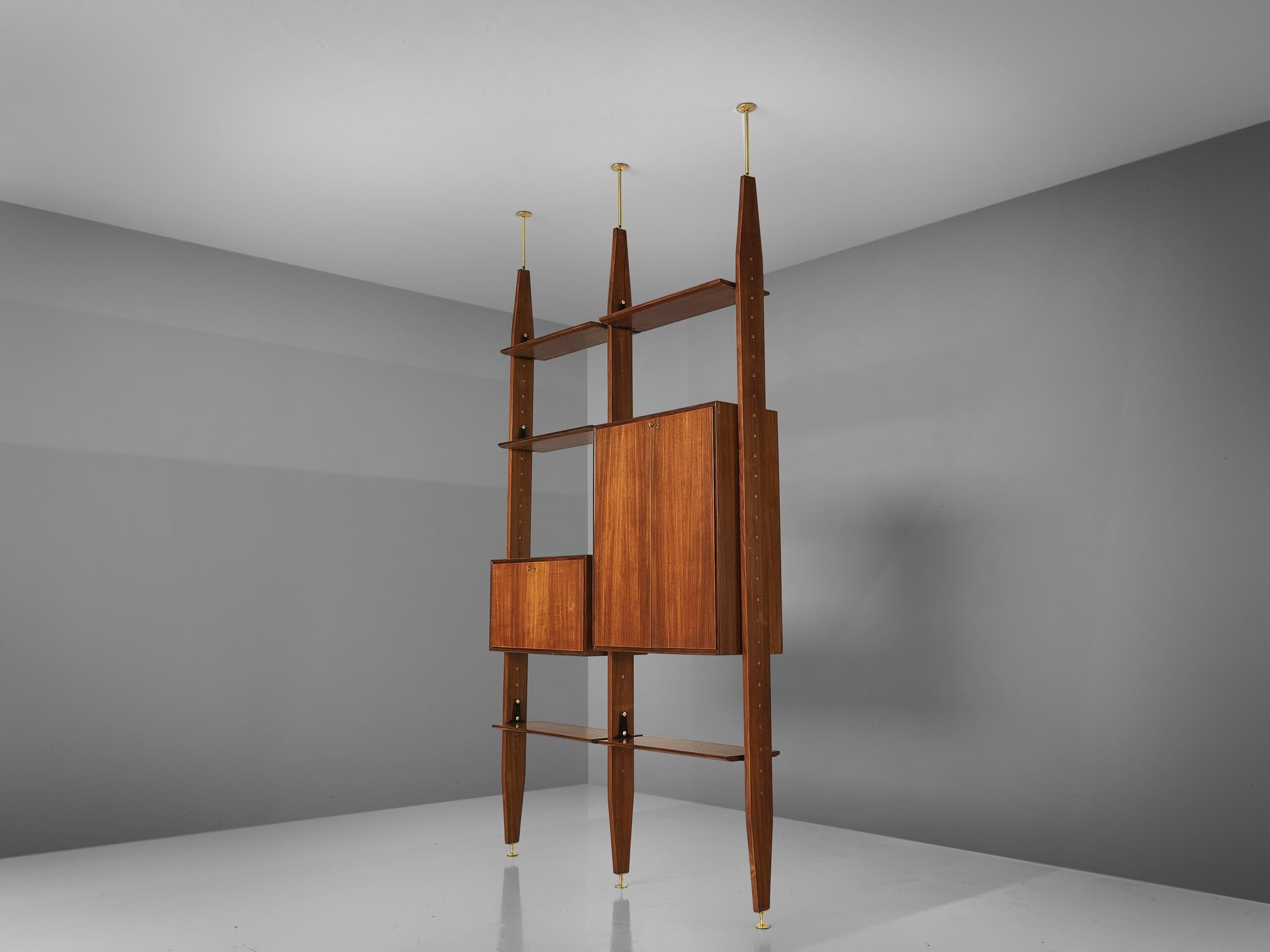 Italian Vittorio Dassi Freestanding Wall Unit