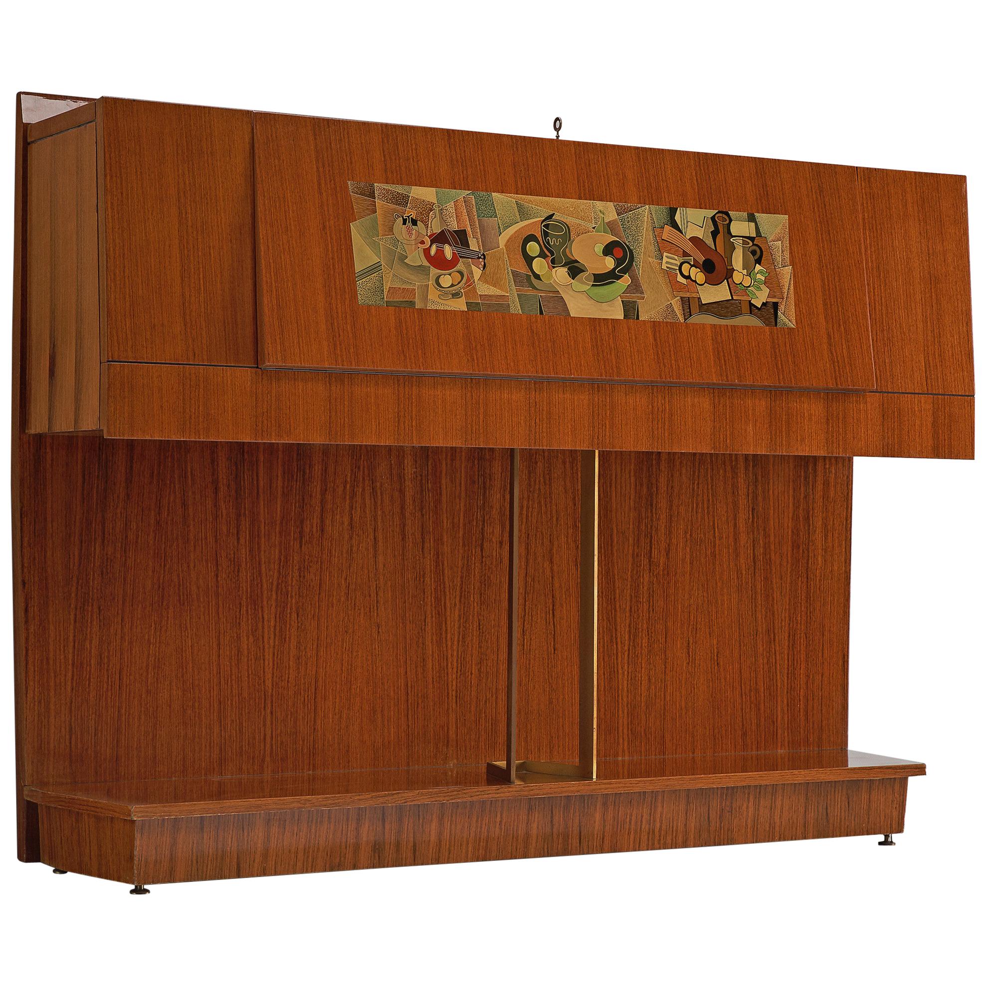 Vittorio Dassi & Gino Severini Illuminated Dry Bar Cabinet