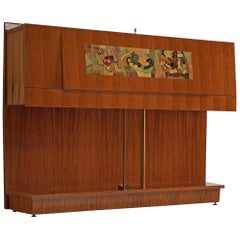 Vittorio Dassi & Gino Severini Illuminated Dry Bar Cabinet