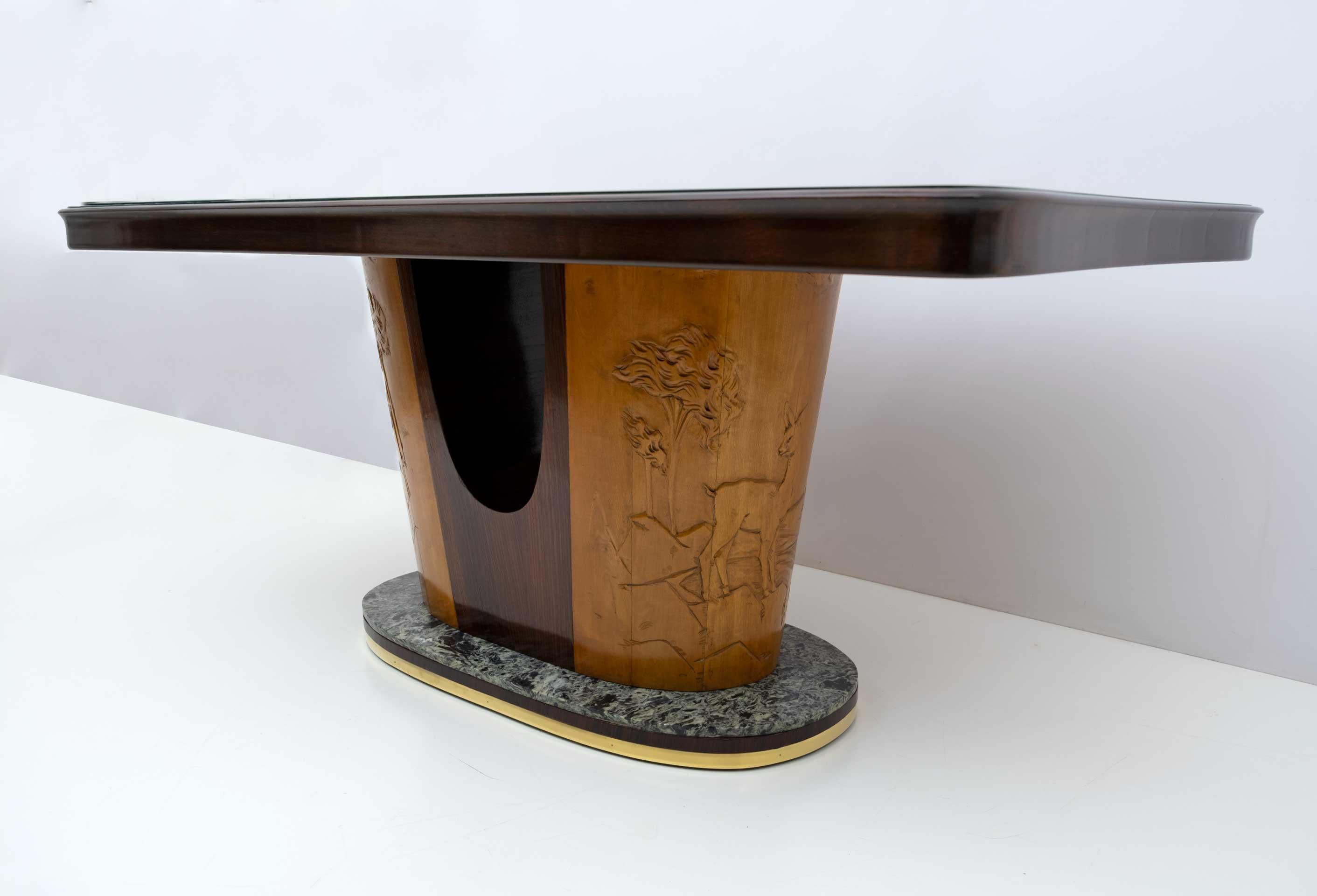 Vittorio Dassi Iconic Design Mid-Century Modern Italian Dining Table, 1950s For Sale 7