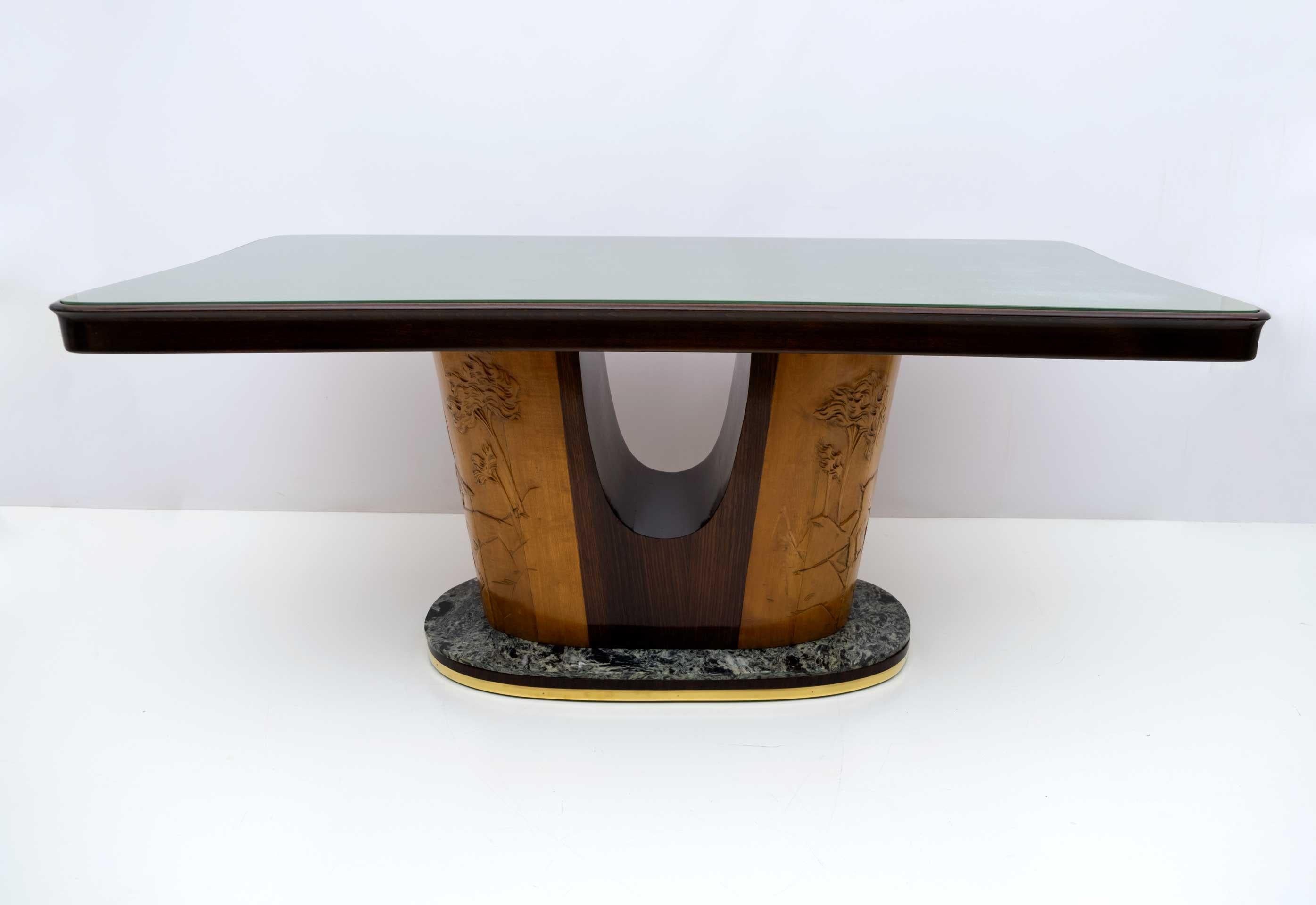 Vittorio Dassi Iconic Design Mid-Century Modern Italian Dining Table, 1950s In Good Condition For Sale In Puglia, Puglia