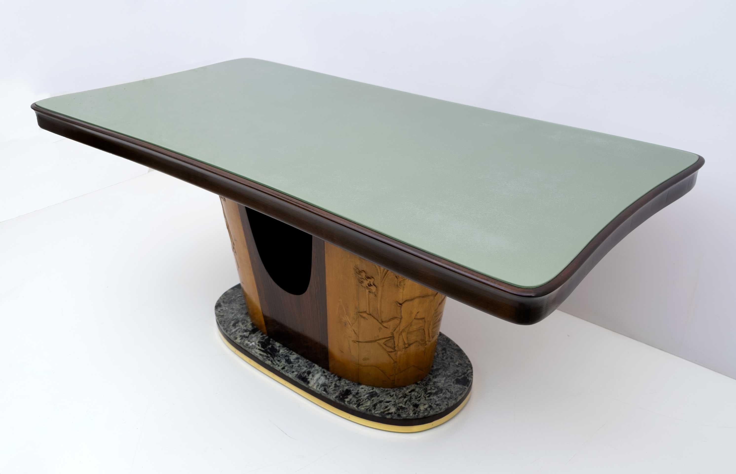 Vittorio Dassi Iconic Design Mid-Century Modern Italian Dining Table, 1950s For Sale 2