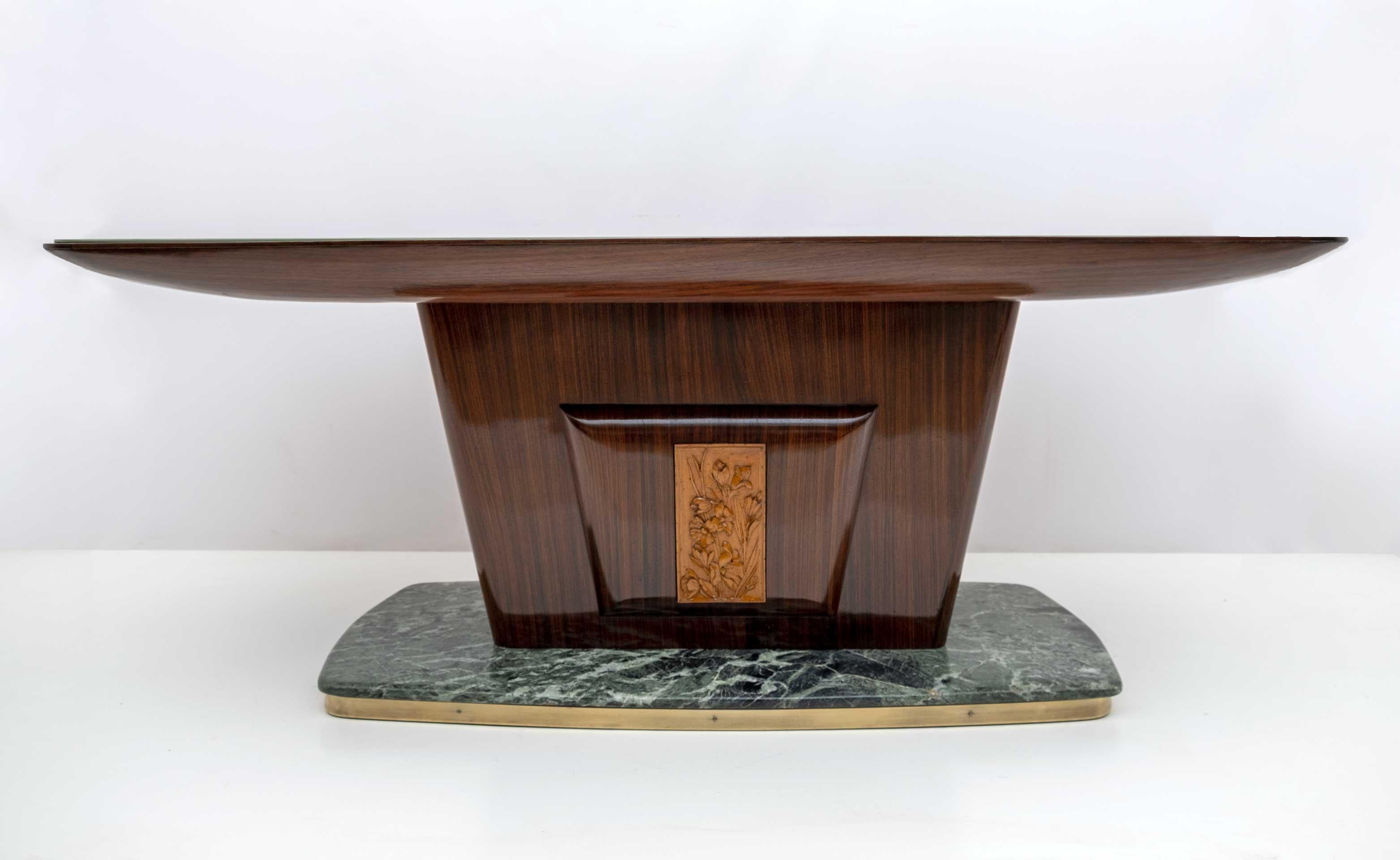 Mid-20th Century Vittorio Dassi Iconic Design Mid-Century Modern Italian Dining Table, 50s, Rare! For Sale
