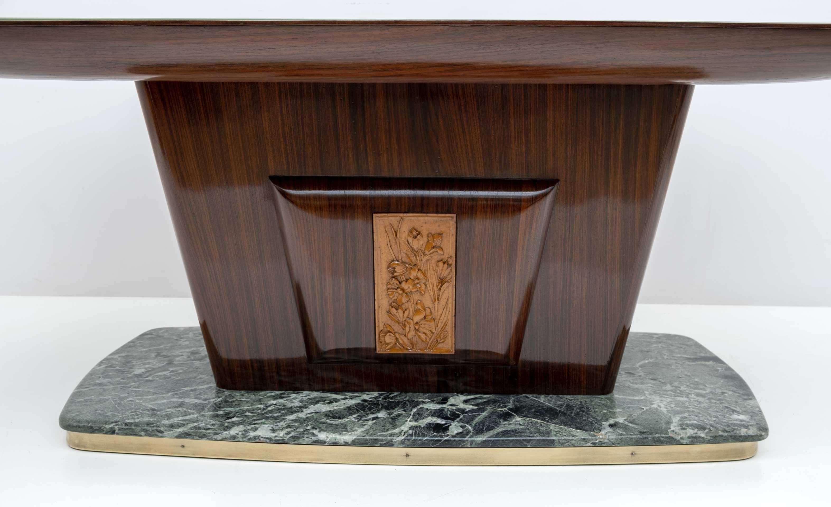 Milieu du XXe siècle Vittorio Dassi Iconic Design Mid-Century Modern Italian Dining Table, 50s, Rare ! en vente