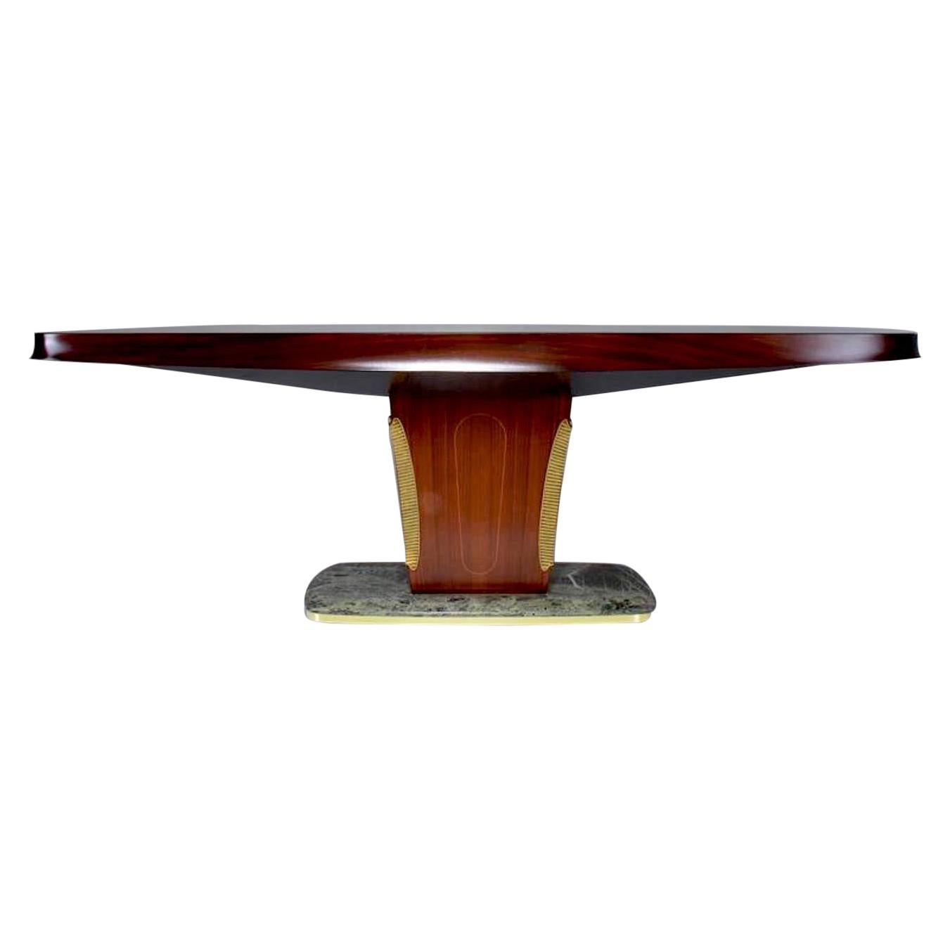 Vittorio Dassi Iconic Design Midcentury Dining Table, 1950s